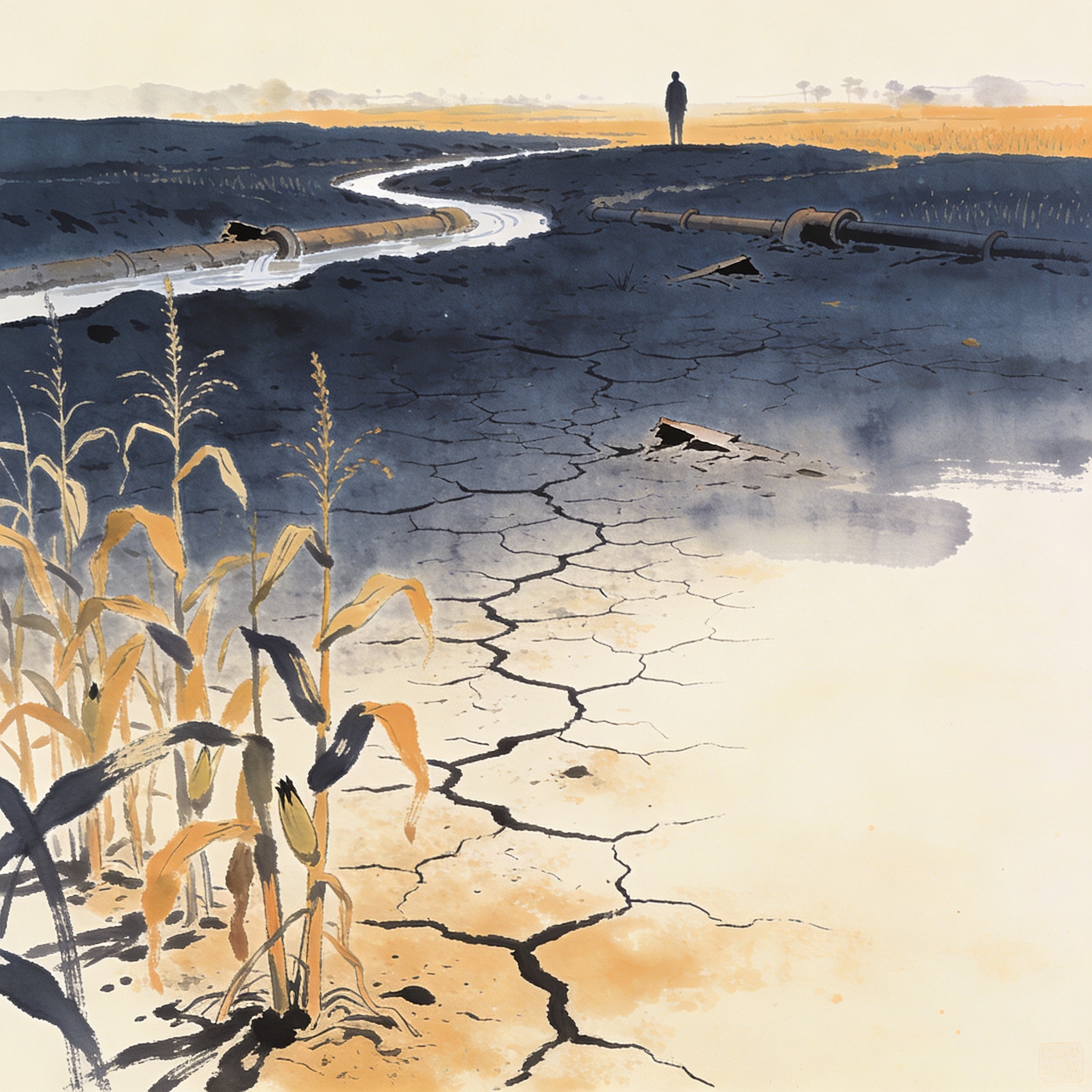 146 mil millones para El Niño no resuelven el problema de fondo — Salud, ilustración editorial