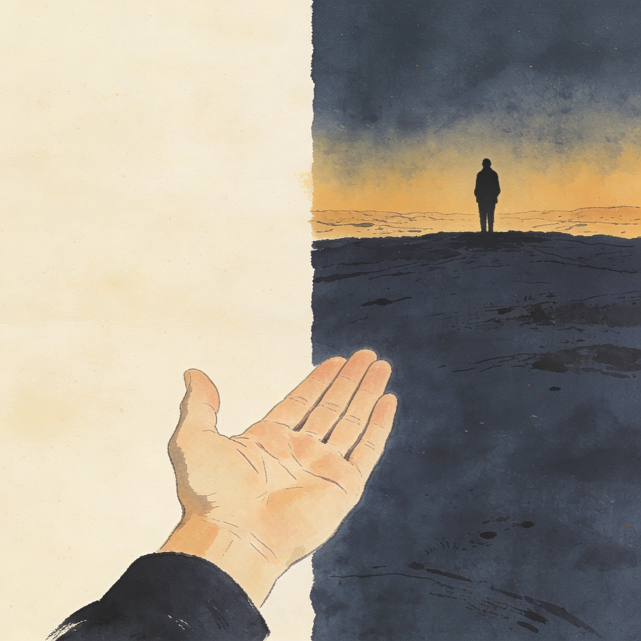 El perdón sin reparación no es justicia — Cultura política, ilustración editorial