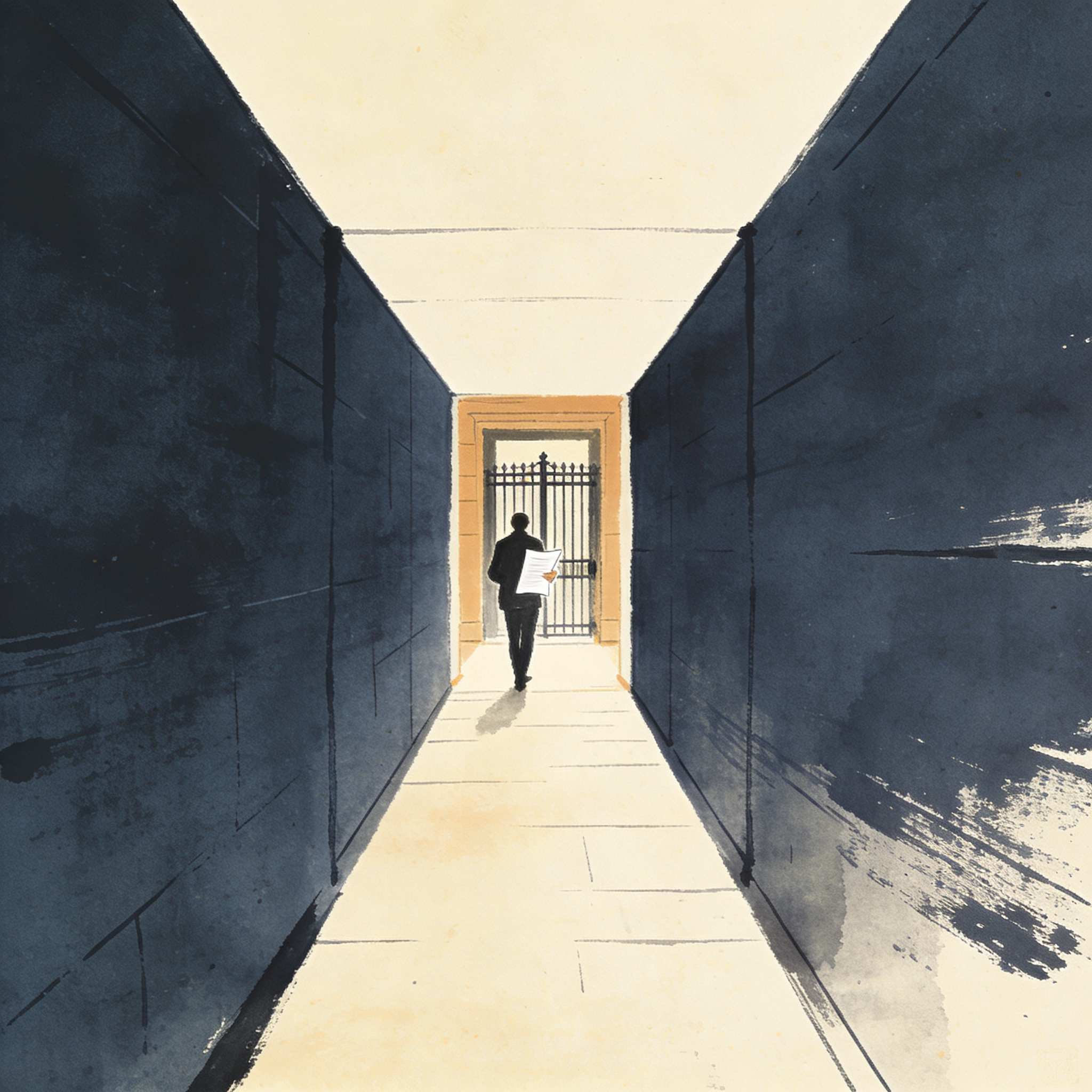 La casación de Cadena enfrenta el filtro estrecho de la Corte Suprema — Judicial, ilustración editorial