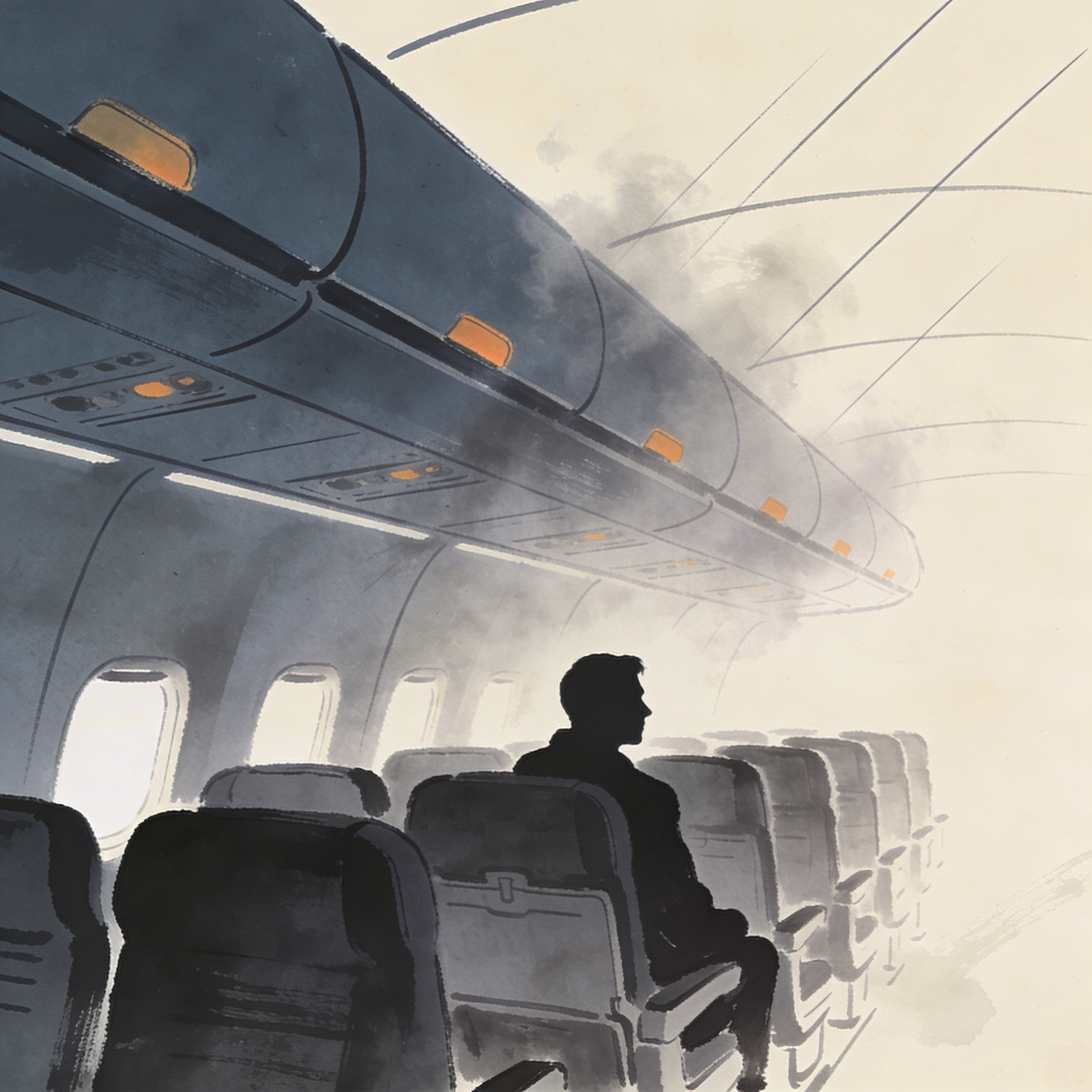 Aviación colombiana: entre seguridad operacional y vacío regulatorio — Comercio, ilustración editorial