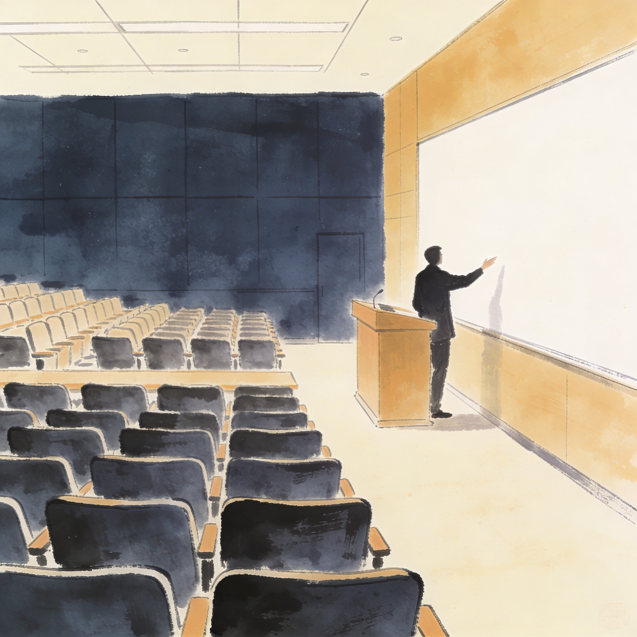 ASCUN responde con retórica cuando la pregunta exige datos — Política, ilustración editorial