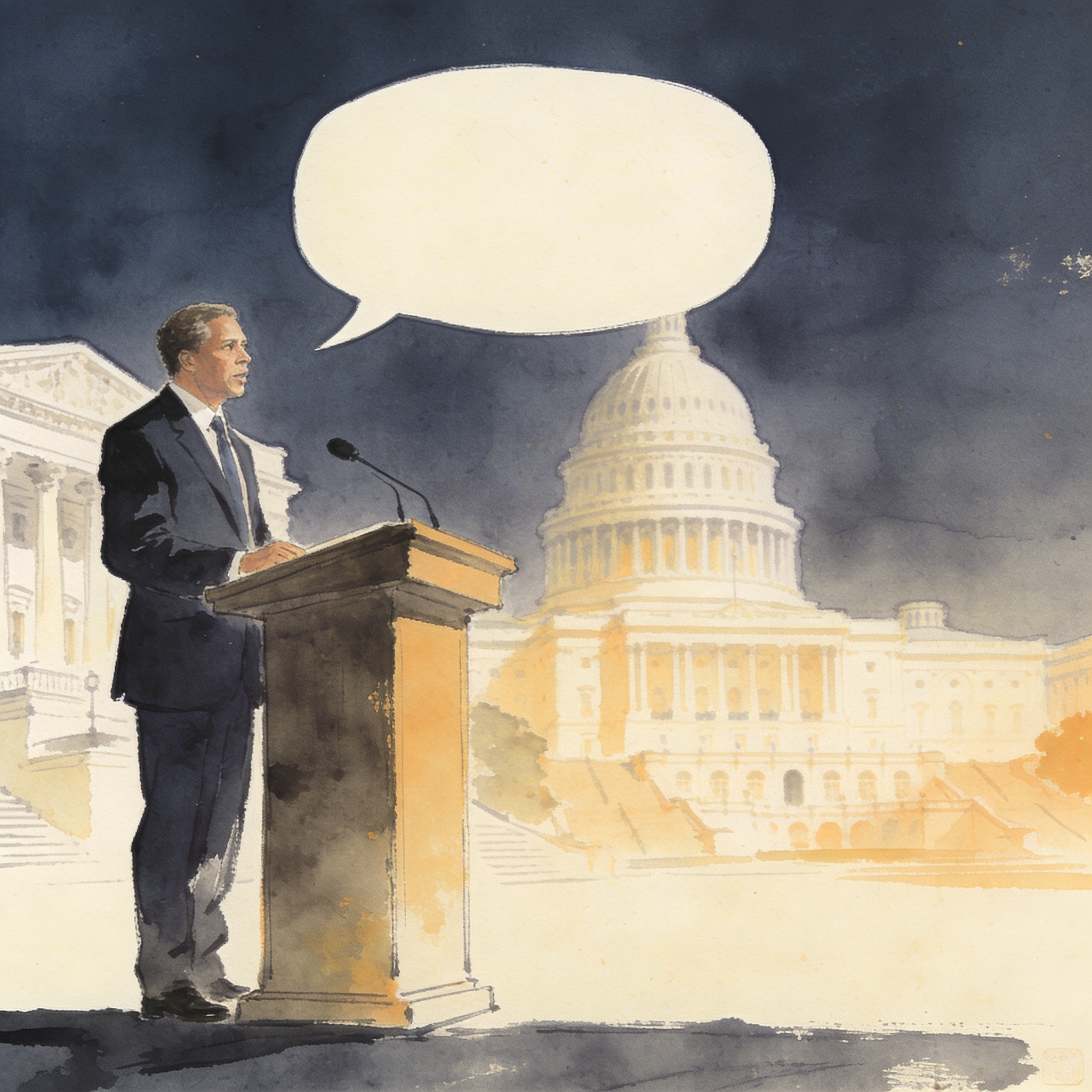 De la Espriella cierra campaña sin precisar cómo reformaría instituciones — Política, ilustración editorial