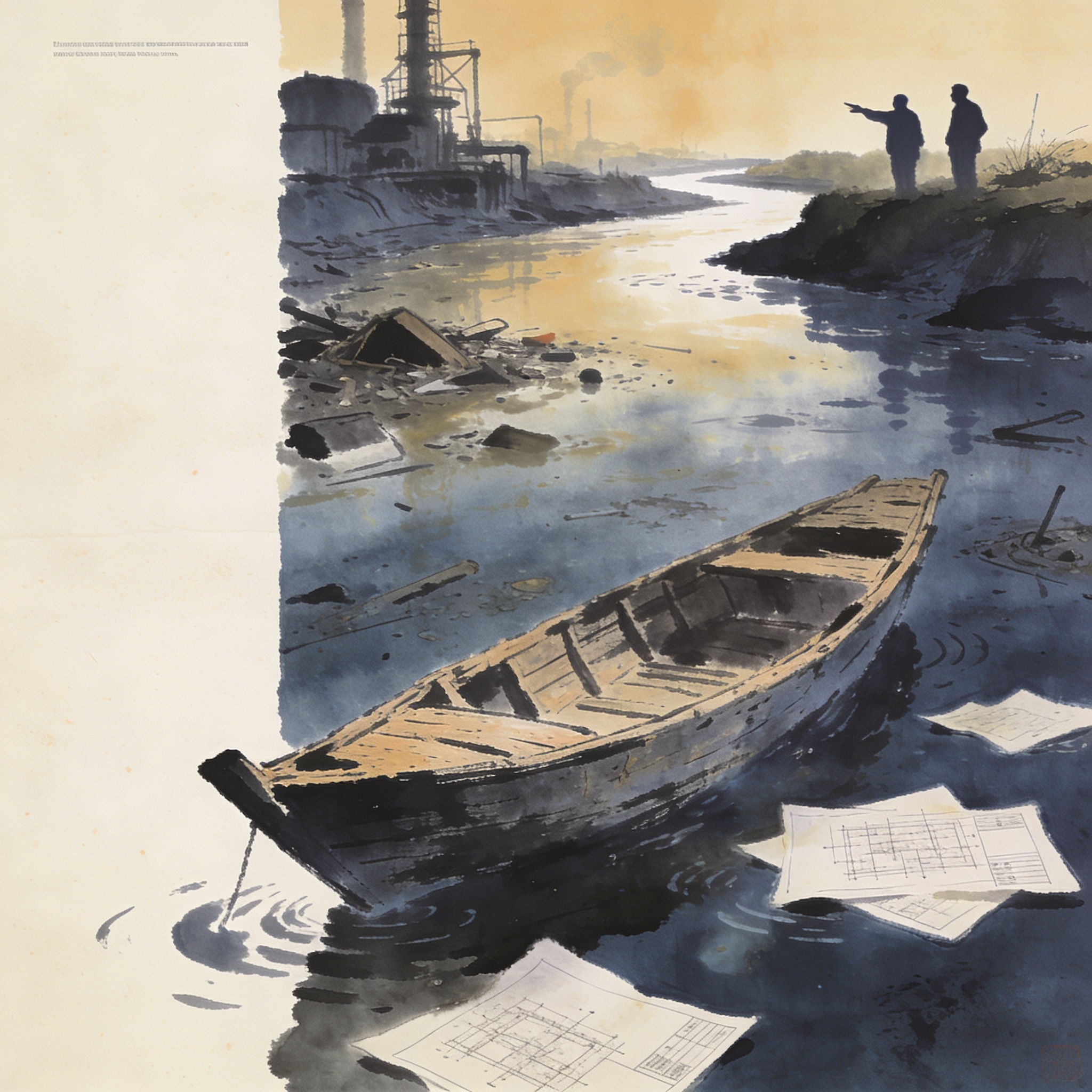 Canoas o el síndrome del anuncio perpetuo — Cultura política, ilustración editorial