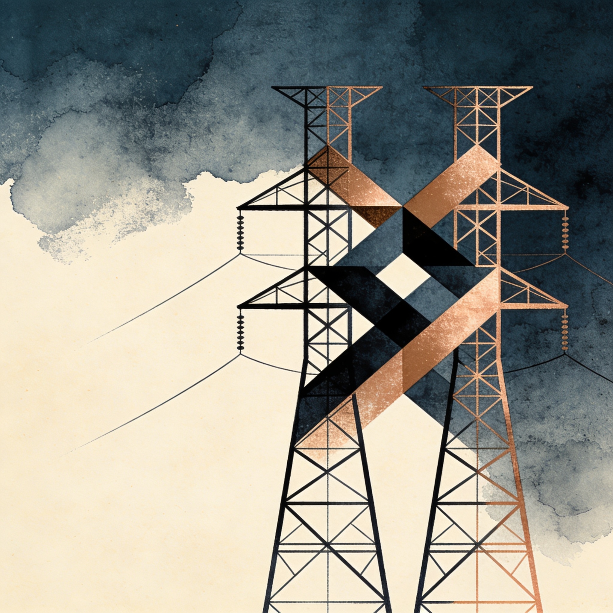 NextEra absorbe Dominion en megafusión que reordena el mercado energético estadounidense — Mercados, ilustración editorial