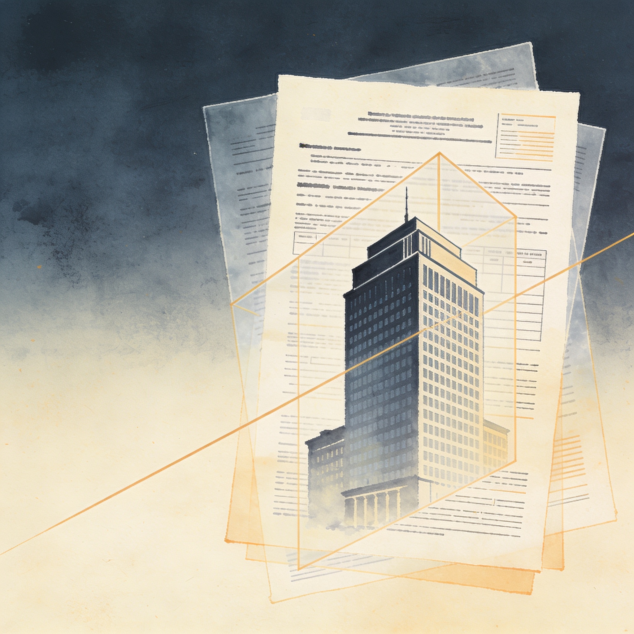 Chubb apuesta por el middle market colombiano en plena incertidumbre regulatoria — Comercio, ilustración editorial