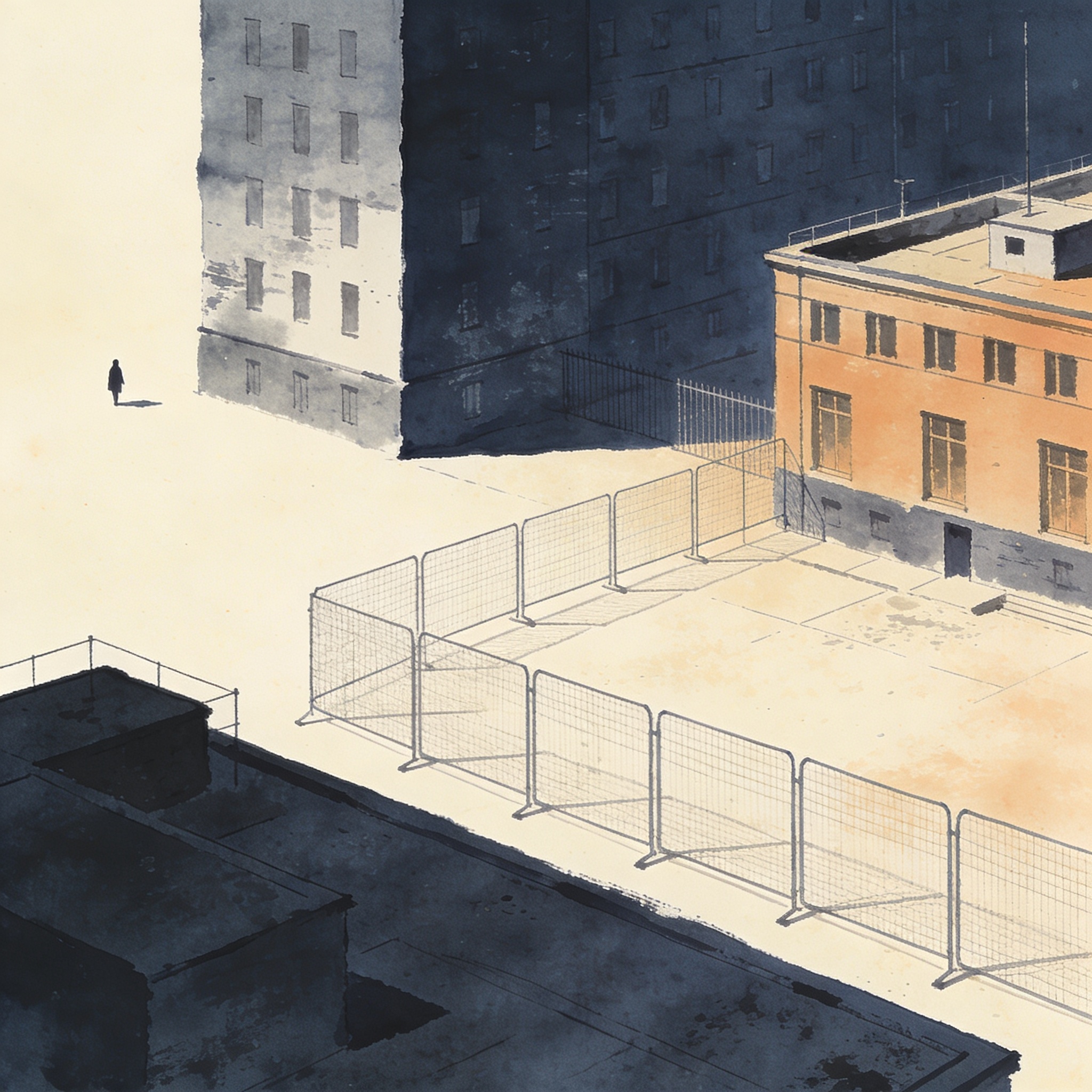 La protección infantil funciona como crisis, no como prevención — Política, ilustración editorial
