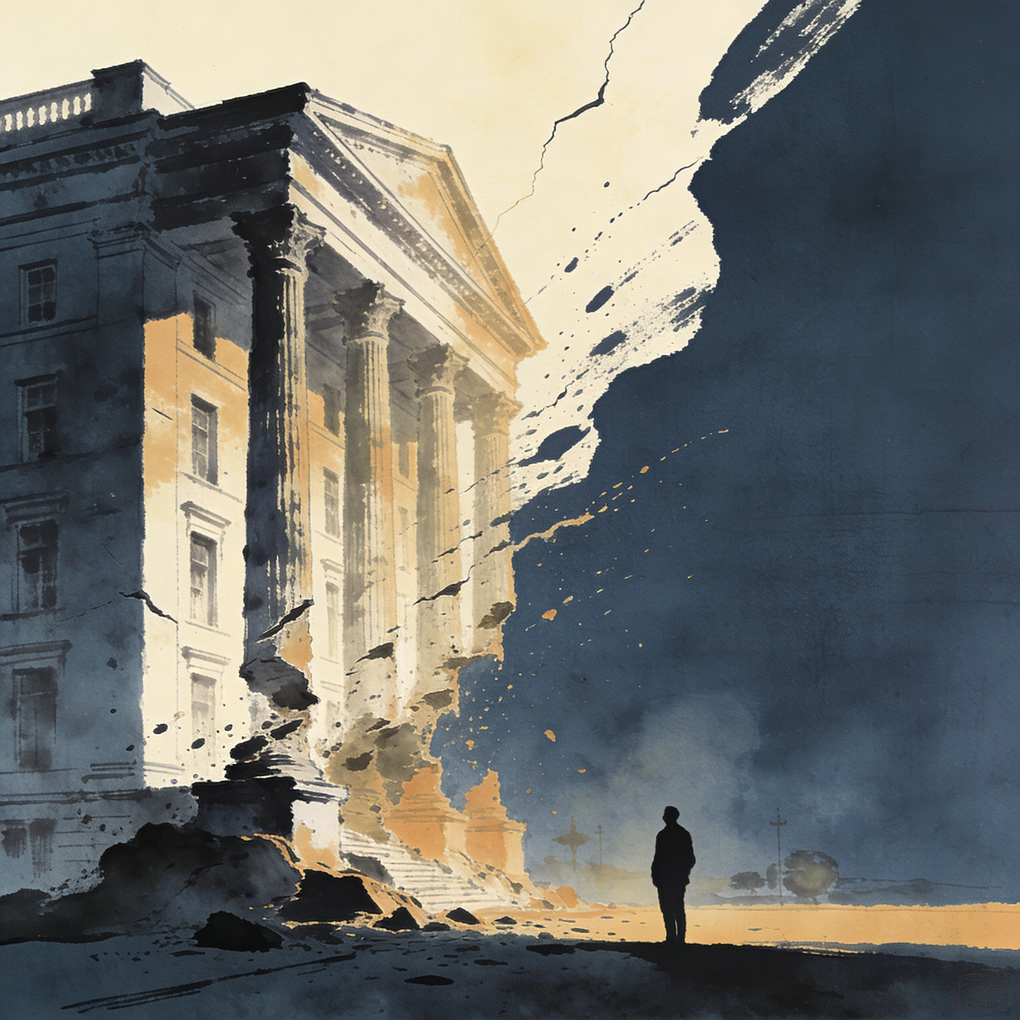 Petro erosiona la confianza en la autoridad electoral — Política, ilustración editorial