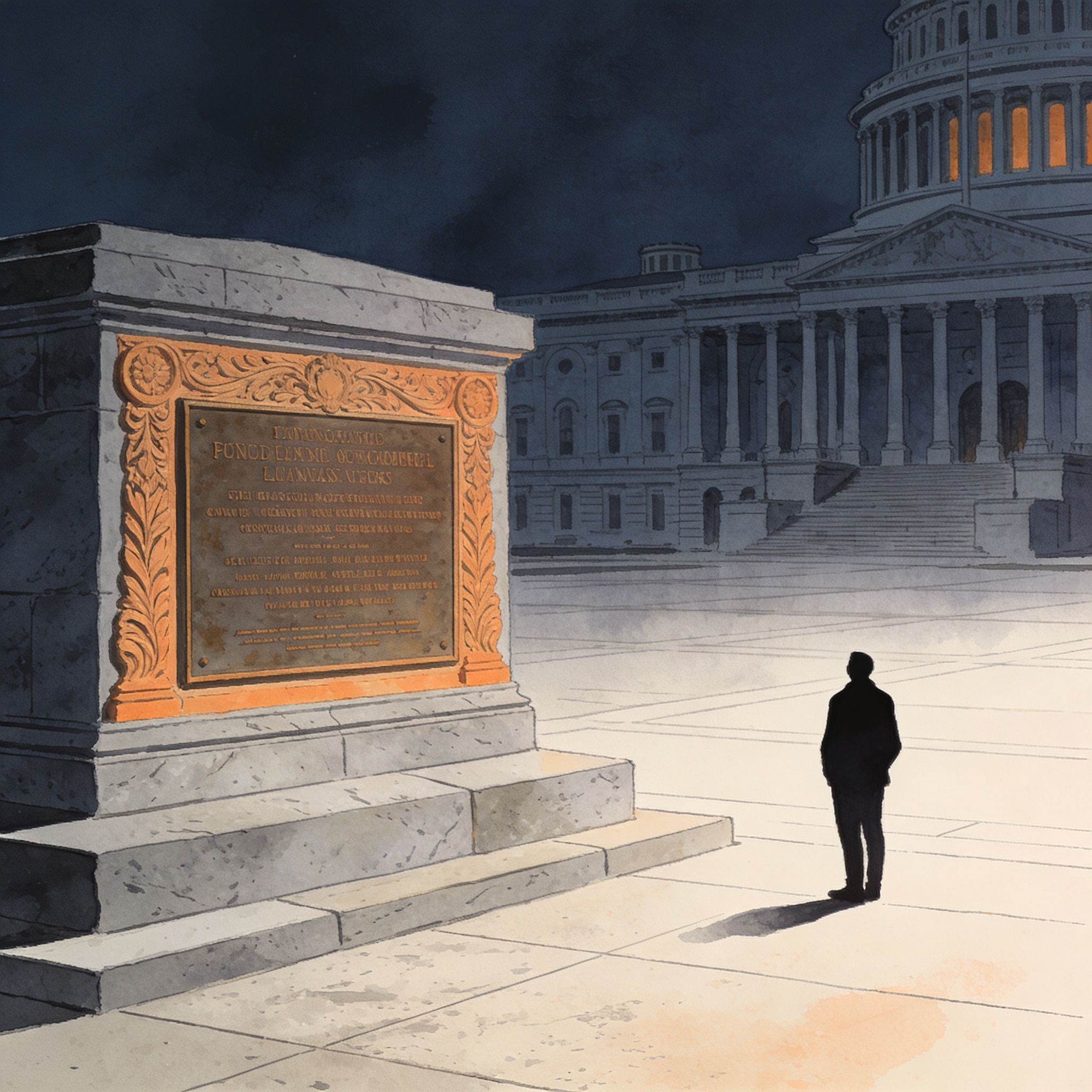 La ley de Uribe Turbay institucionaliza la memoria en espacios públicos — Política, ilustración editorial