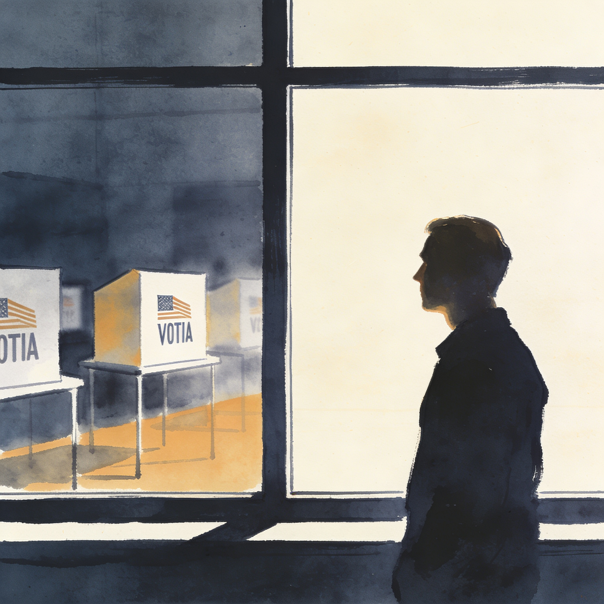 ¿Qué miran los observadores cuando miran nuestras elecciones? — Cultura política, ilustración editorial