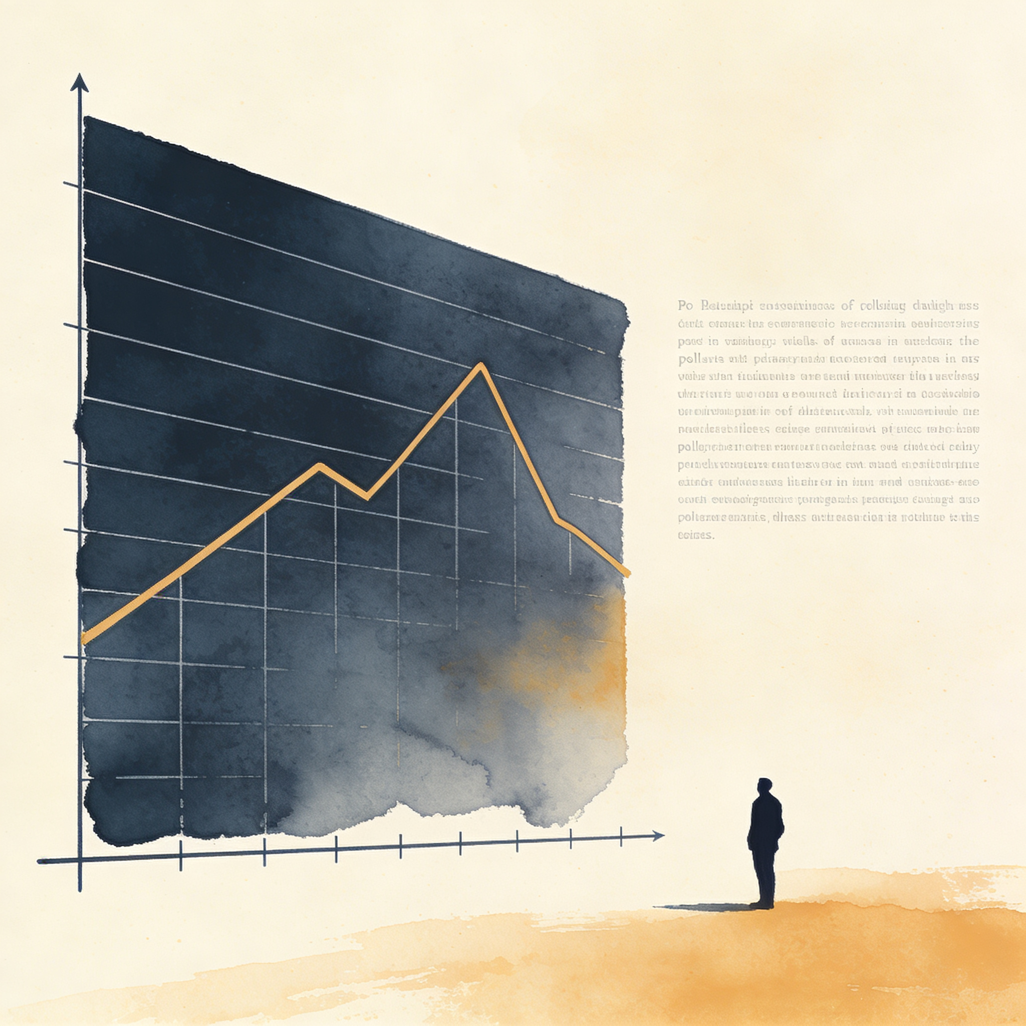 Cuando las encuestas reemplazan el debate democrático — Cultura política, ilustración editorial