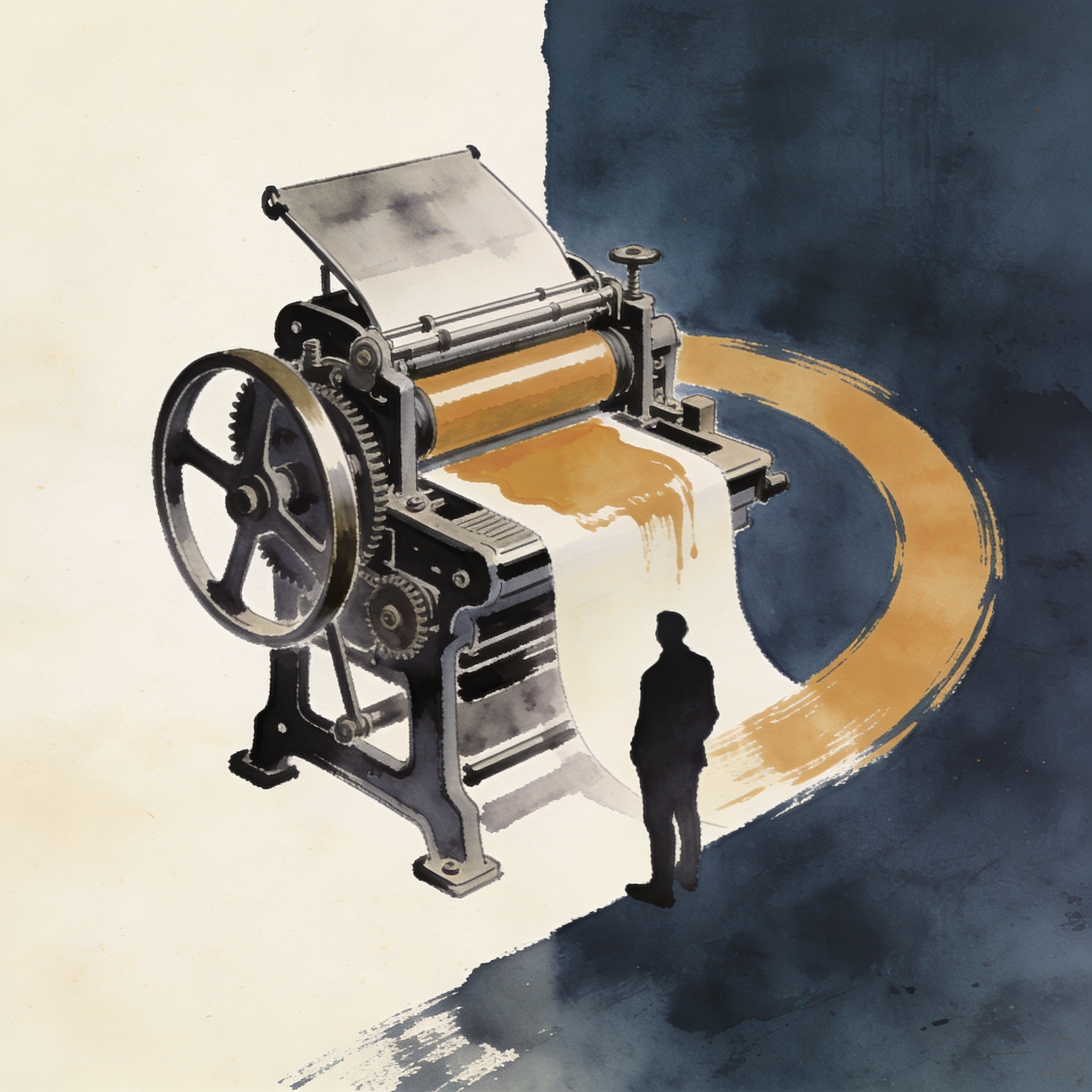 Cuando el periodismo olvida para qué existe — Cultura política, ilustración editorial