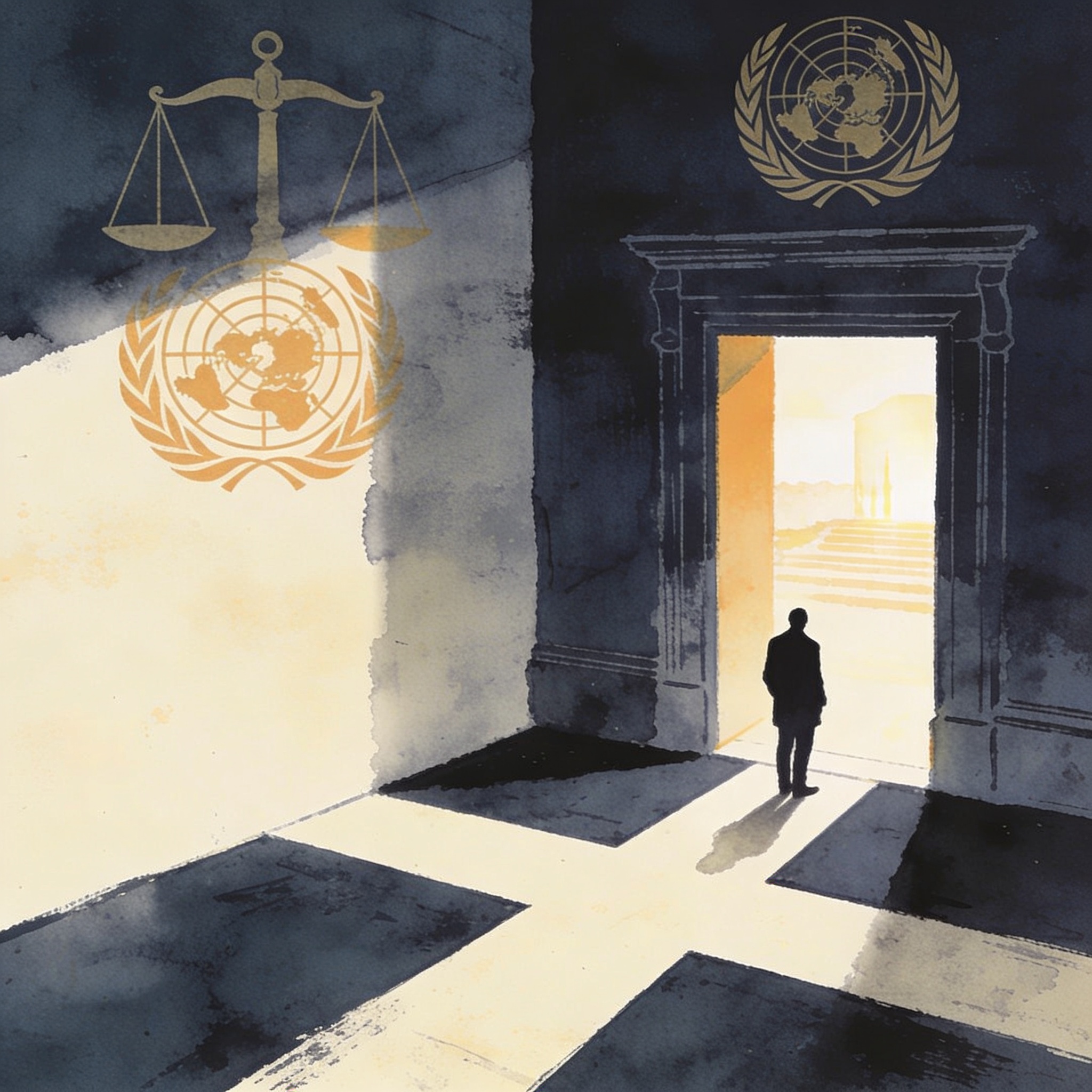 Venezuela entrega a Saab a Estados Unidos y negocia su reintegración internacional — Internacional, ilustración editorial