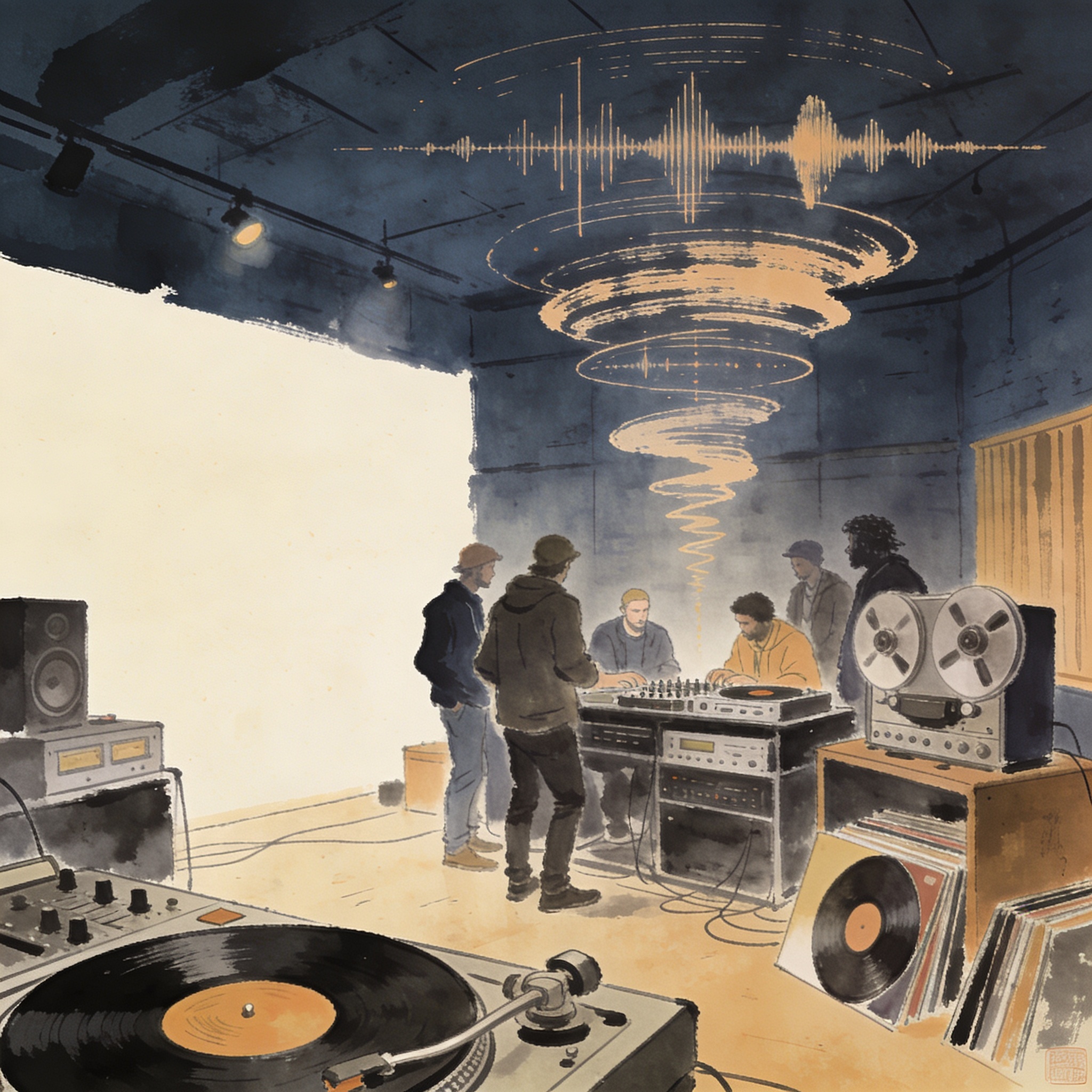 Bogofonías lleva la música underground bogotana a internet — Cultura pop & política, ilustración editorial
