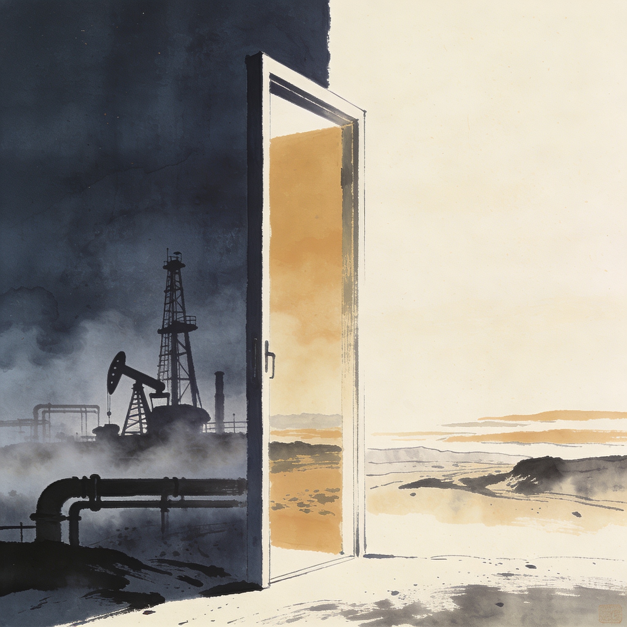 Venezuela abre puertas energéticas: ¿oportunidad real o espejismo para Colombia? — Internacional, ilustración editorial