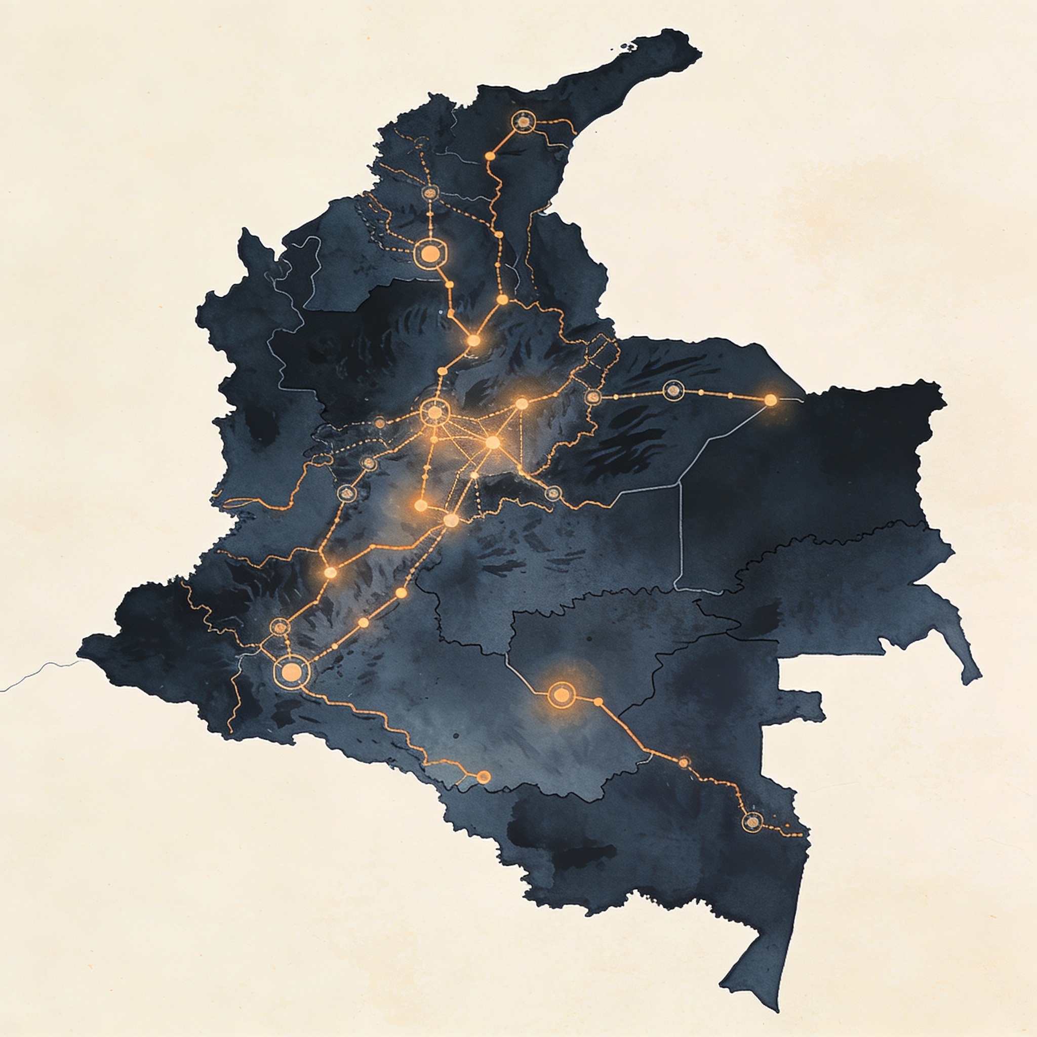 La logística inteligente que Colombia no puede ignorar — Comercio, ilustración editorial