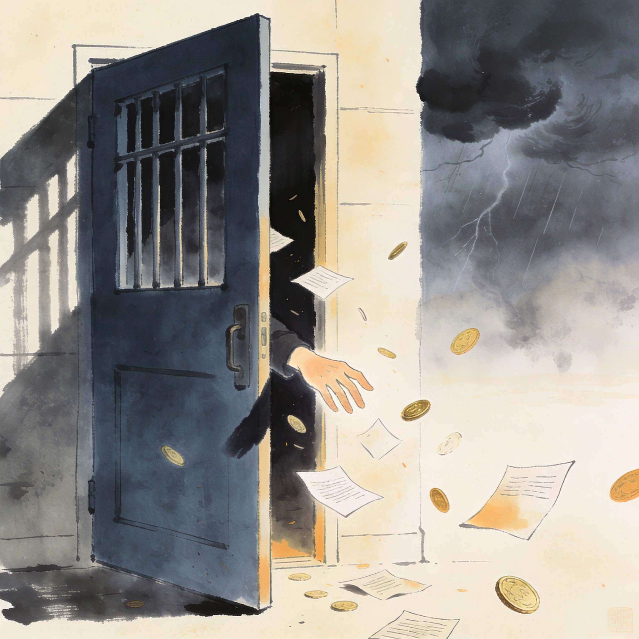 El Niño abre la puerta a la corrupción estatal — Cultura pop & política, ilustración editorial