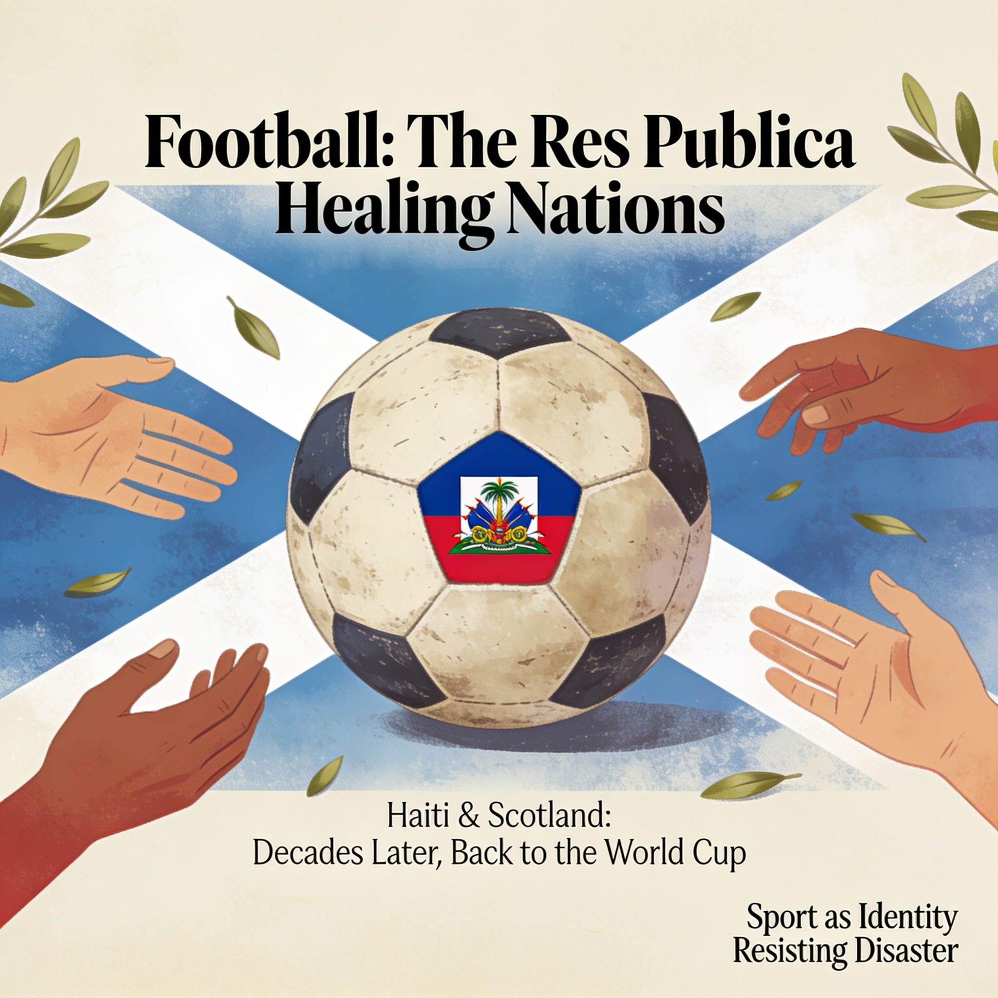 ¿Puede el fútbol sanar lo que la política no cura? — Deportes, ilustración editorial