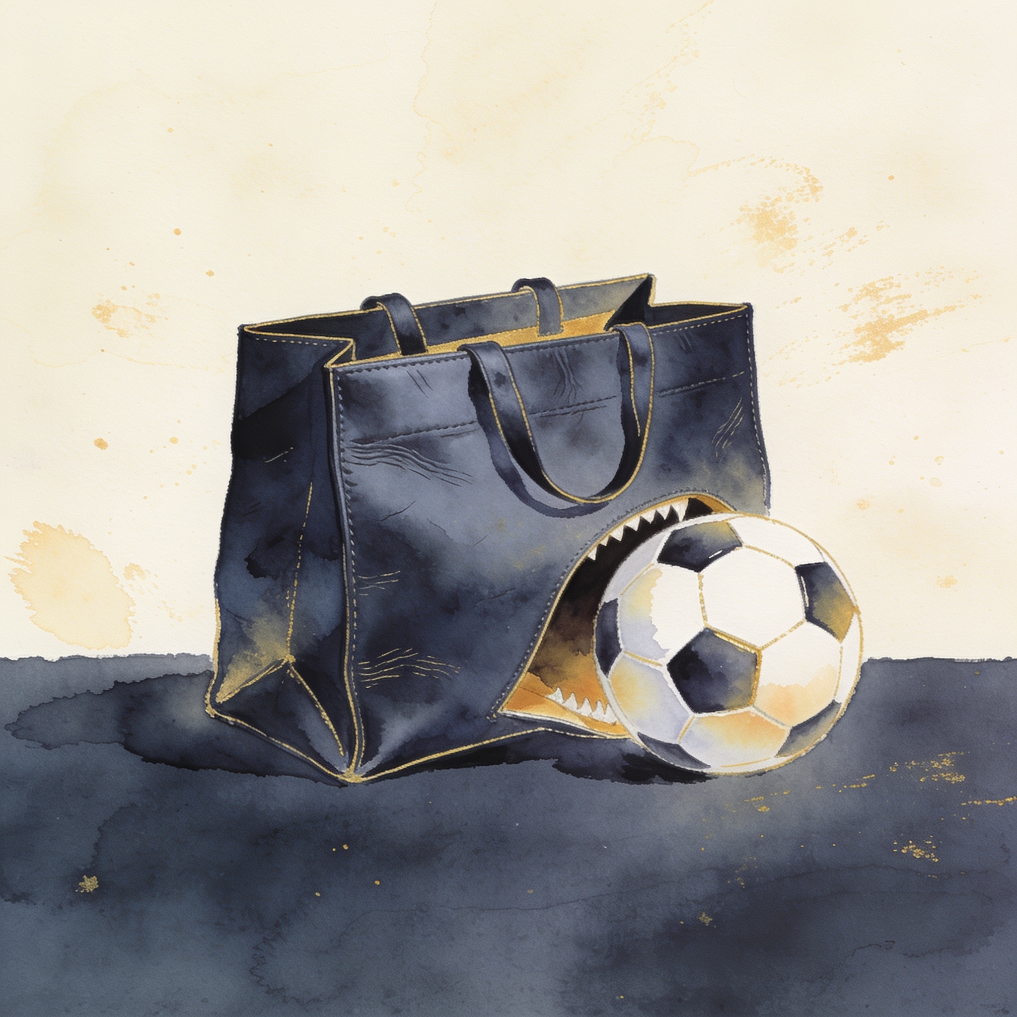 ¿El fútbol como catarsis económica o como espejismo? — Deportes, ilustración editorial