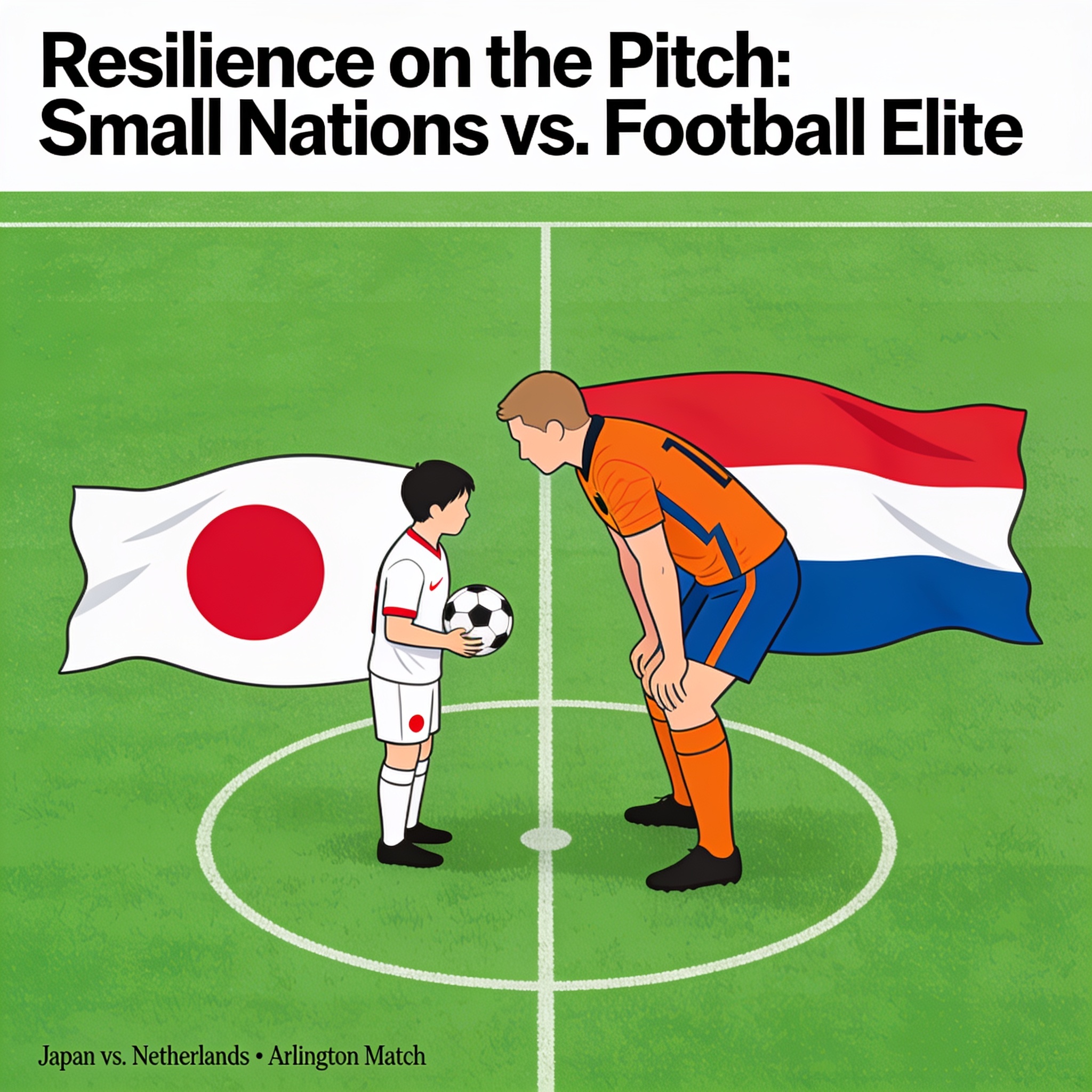 ¿Qué enseña el fútbol sobre la resiliencia de las naciones pequeñas? — Deportes, ilustración editorial
