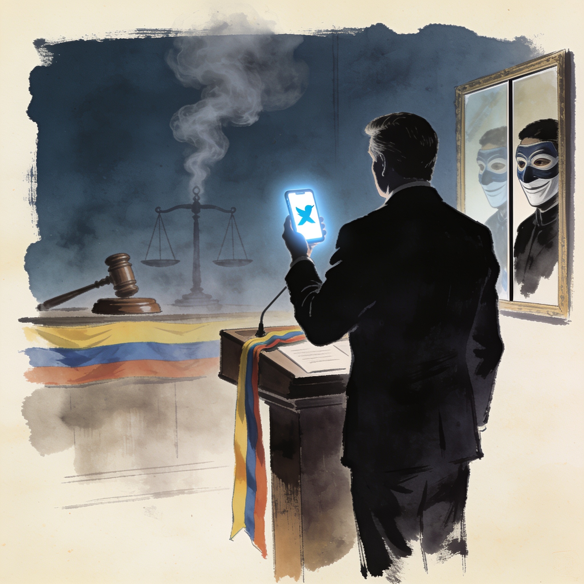 Petro, la doble nacionalidad y el método del presidente — Política, ilustración editorial