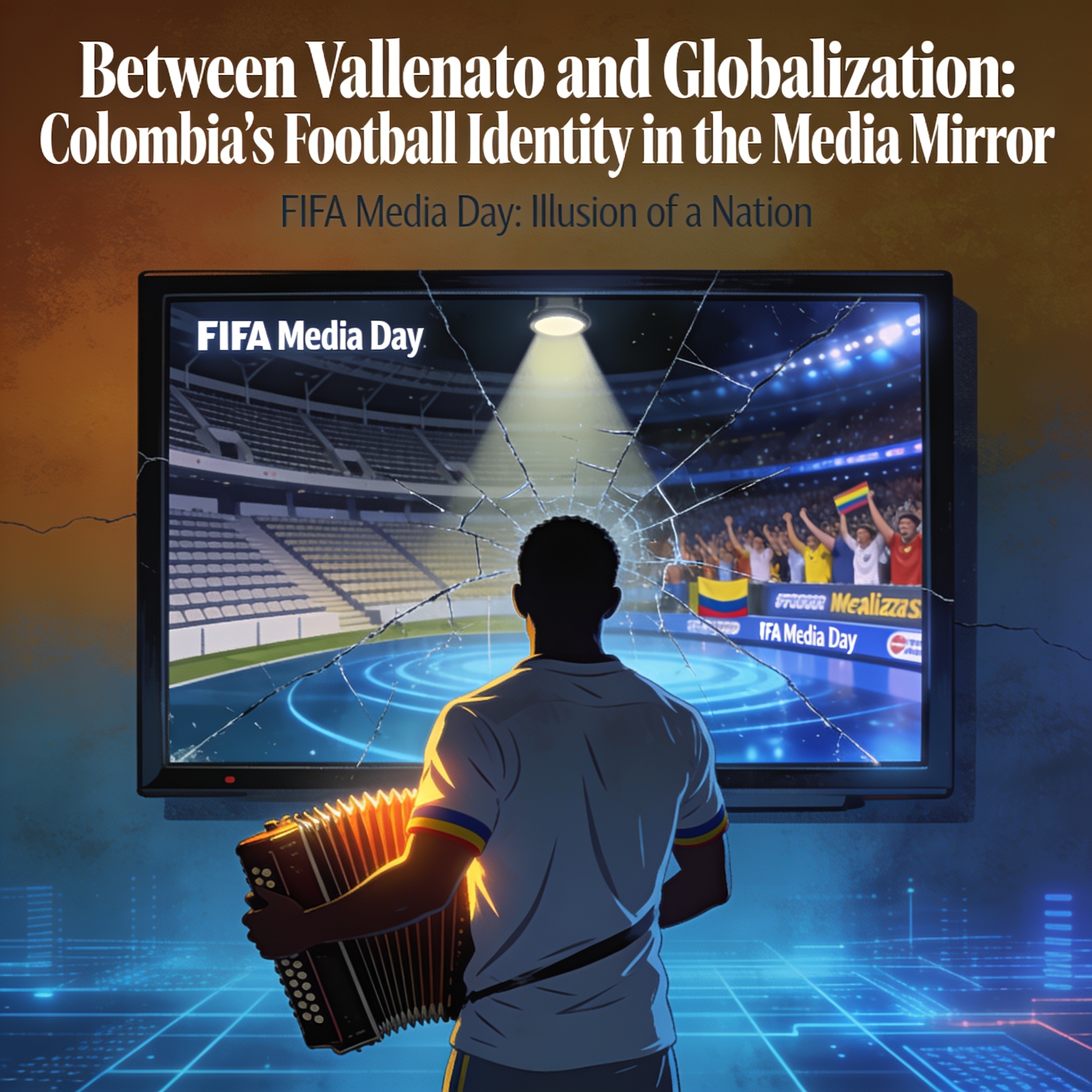 La selección Colombia busca su alma entre el vallenato y la globalización — Deportes, ilustración editorial