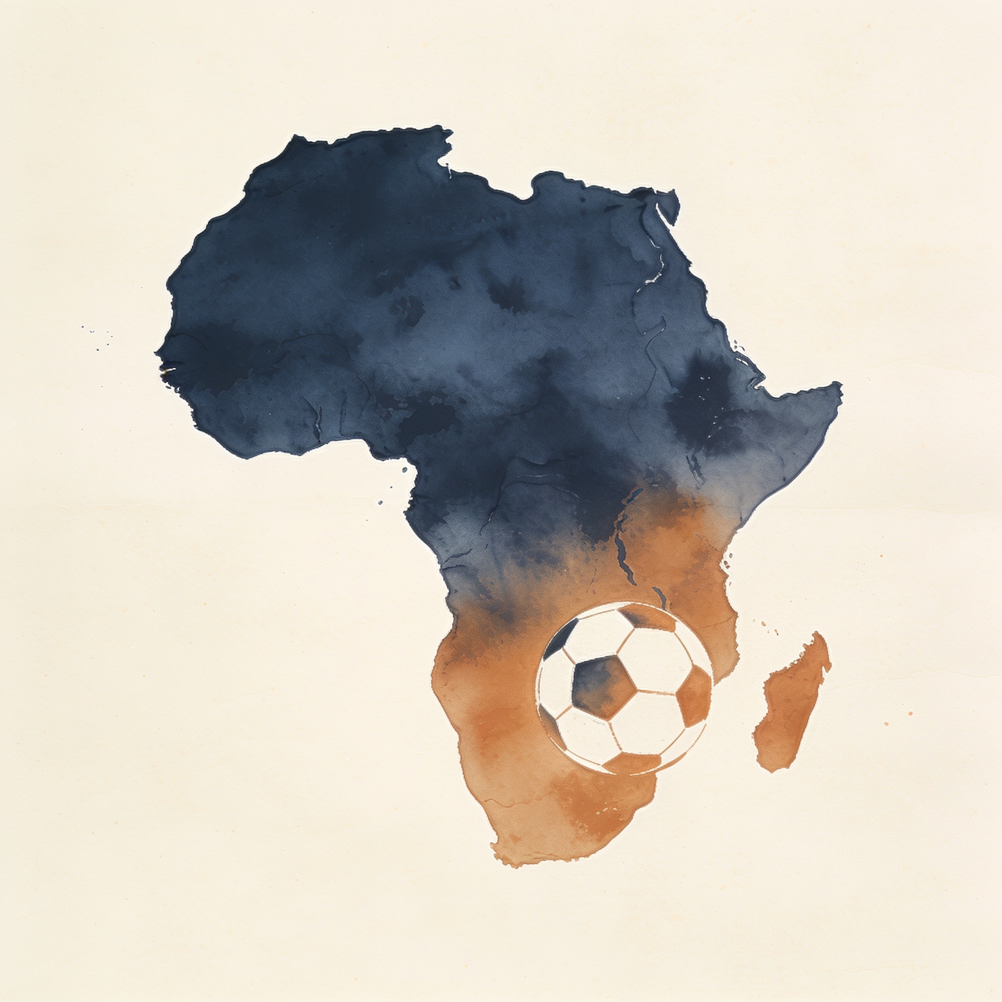 El fútbol africano ya no pide permiso — Deportes, ilustración editorial