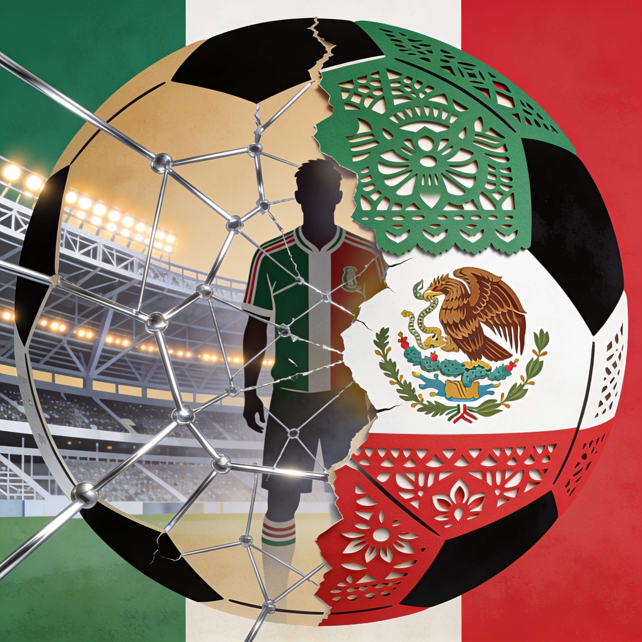 ¿Qué dice el debut de México sobre la tensión entre identidad y resultado? — Deportes, ilustración editorial