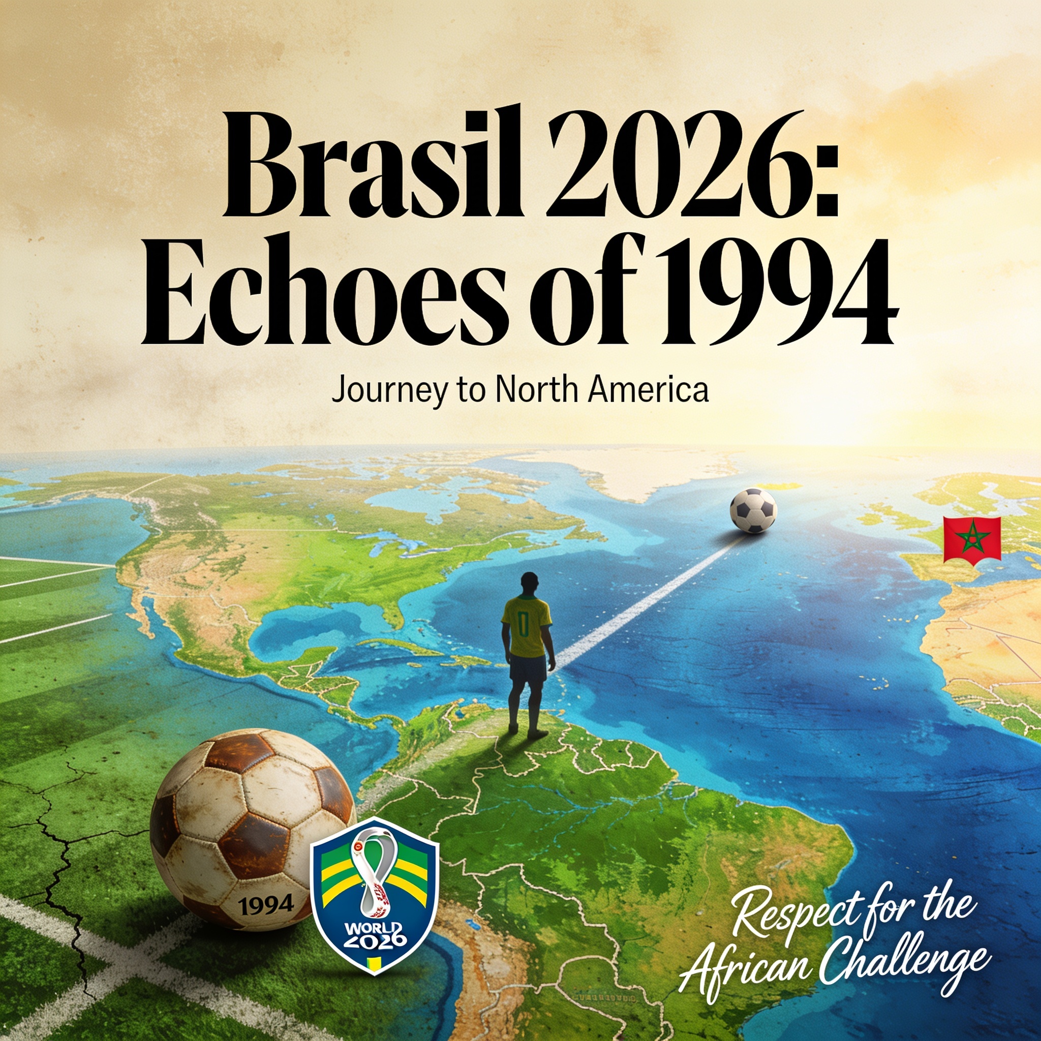 Brasil busca en Norteamérica el retorno a su reino perdido — Deportes, ilustración editorial