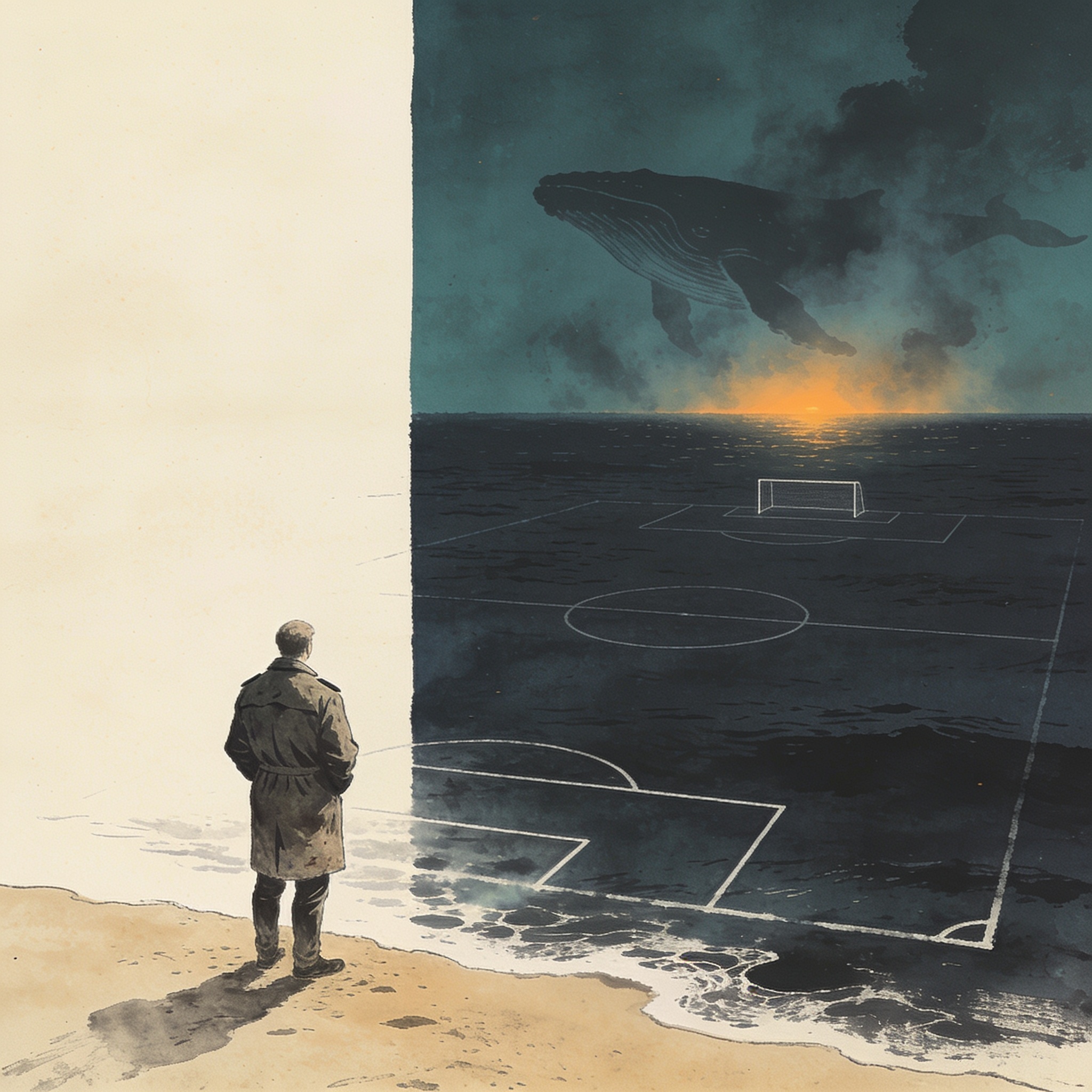¿Puede Bielsa contener la euforia de los Tiburones Azules? — Deportes, ilustración editorial