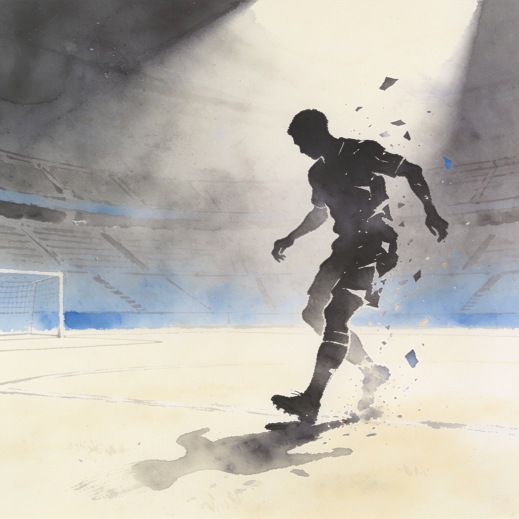 La ausencia de Neymar expone la fragilidad del ídolo moderno — Deportes, ilustración editorial