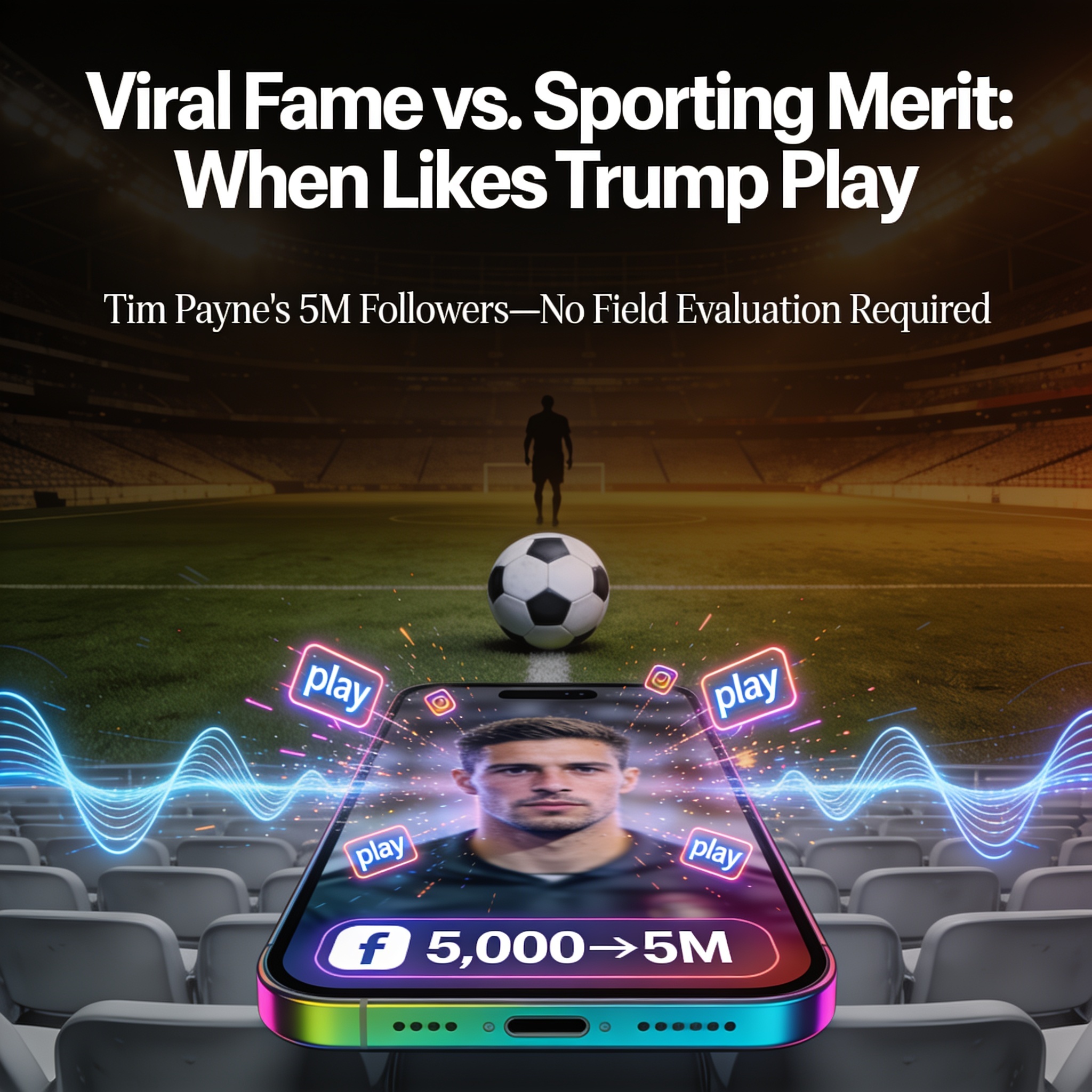¿El viral del Mundial o el fútbol que nos falta ver? — Deportes, ilustración editorial