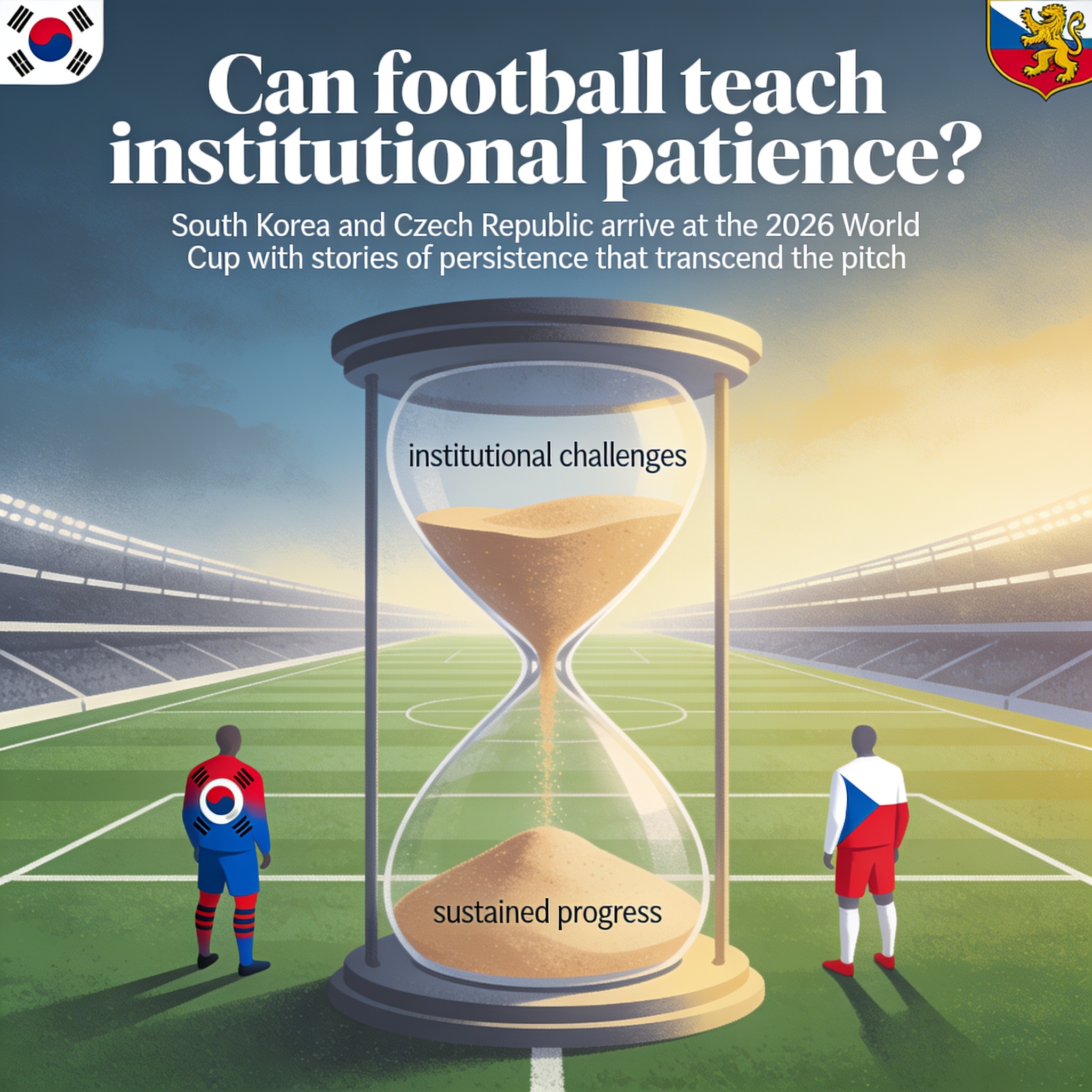 ¿Puede el fútbol enseñar paciencia institucional? — Deportes, ilustración editorial