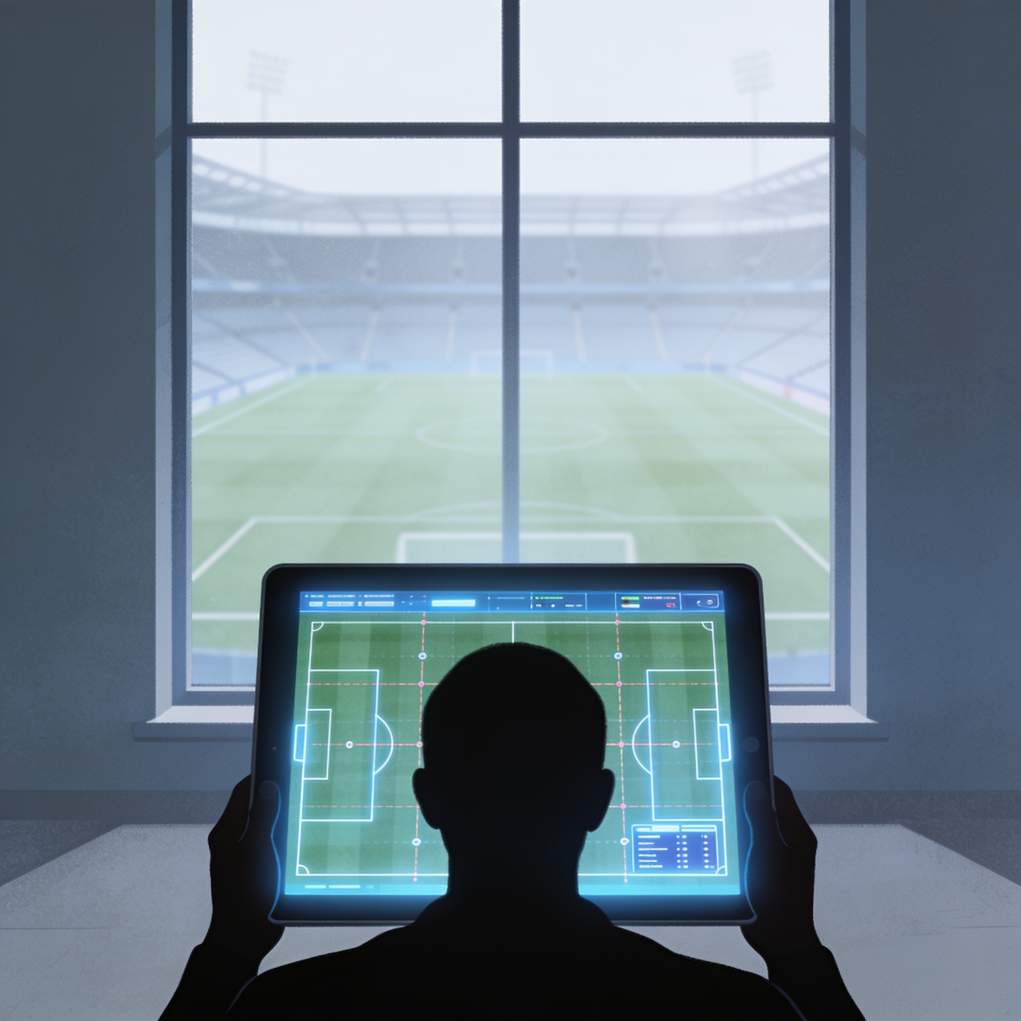 Cuando el algoritmo predice el resultado, ¿qué queda del deporte? — Deportes, ilustración editorial
