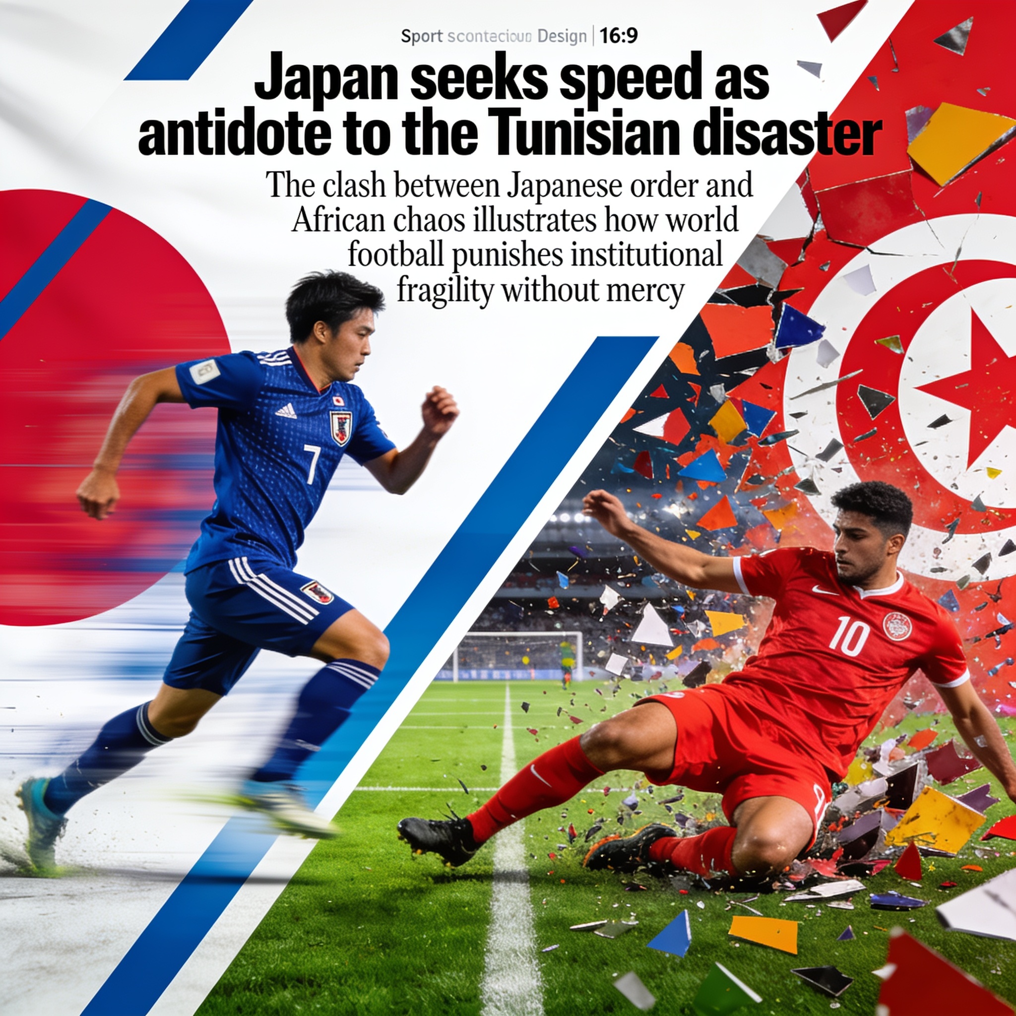 Japón busca la velocidad como antídoto contra el desastre tunecino — Deportes, ilustración editorial