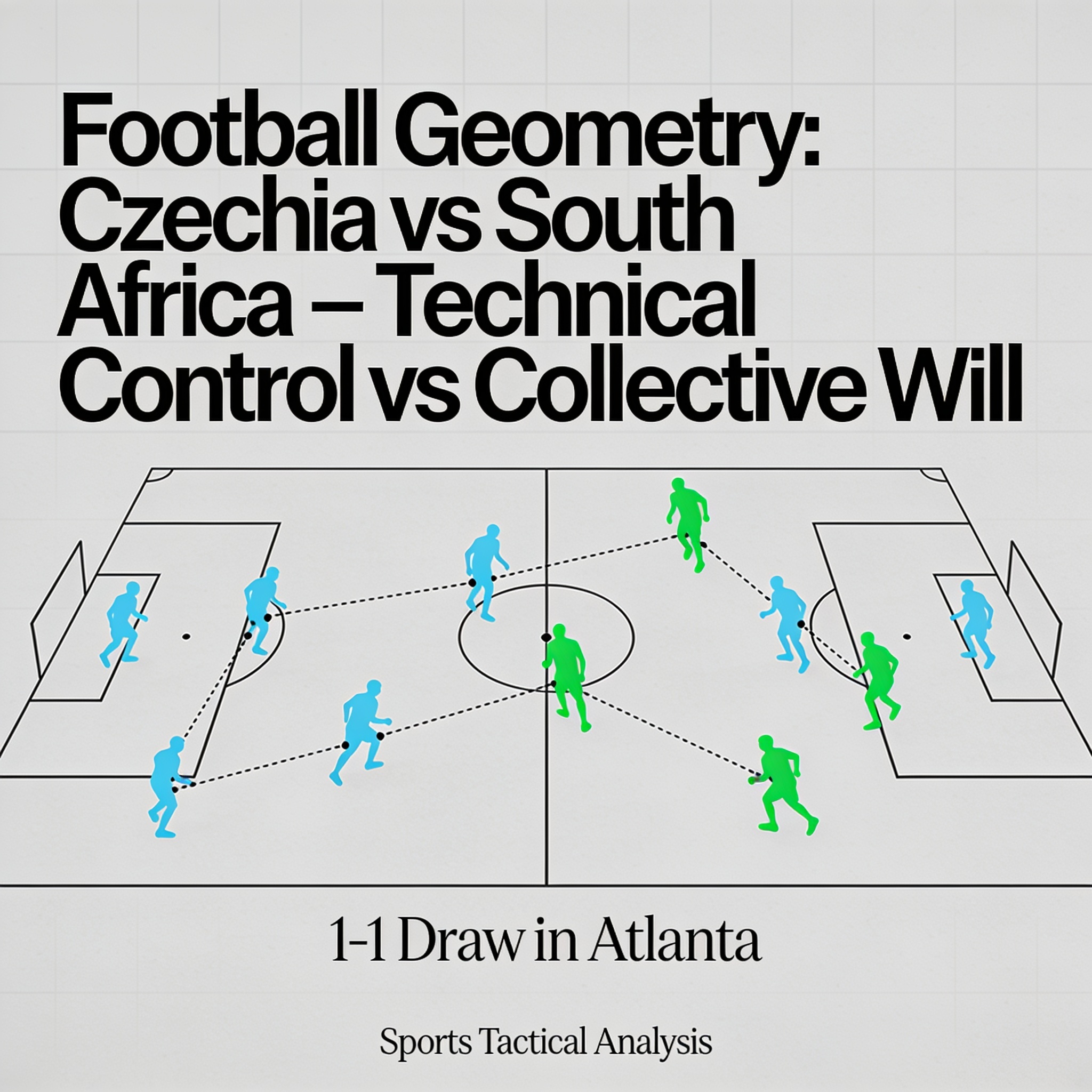 ¿Qué nos enseña el empate sobre la geometría del fútbol contemporáneo? — Deportes, ilustración editorial
