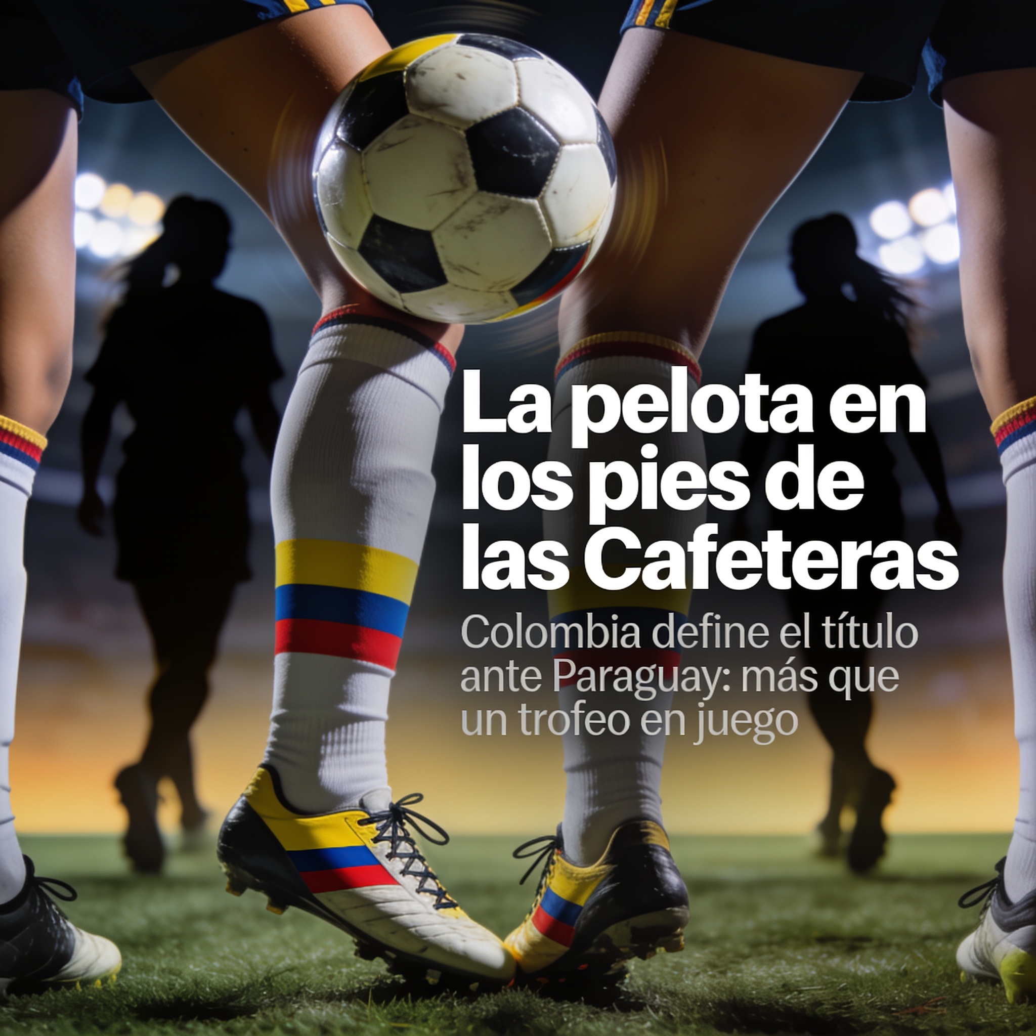 La pelota en los pies de las Cafeteras — Análisis, ilustración editorial