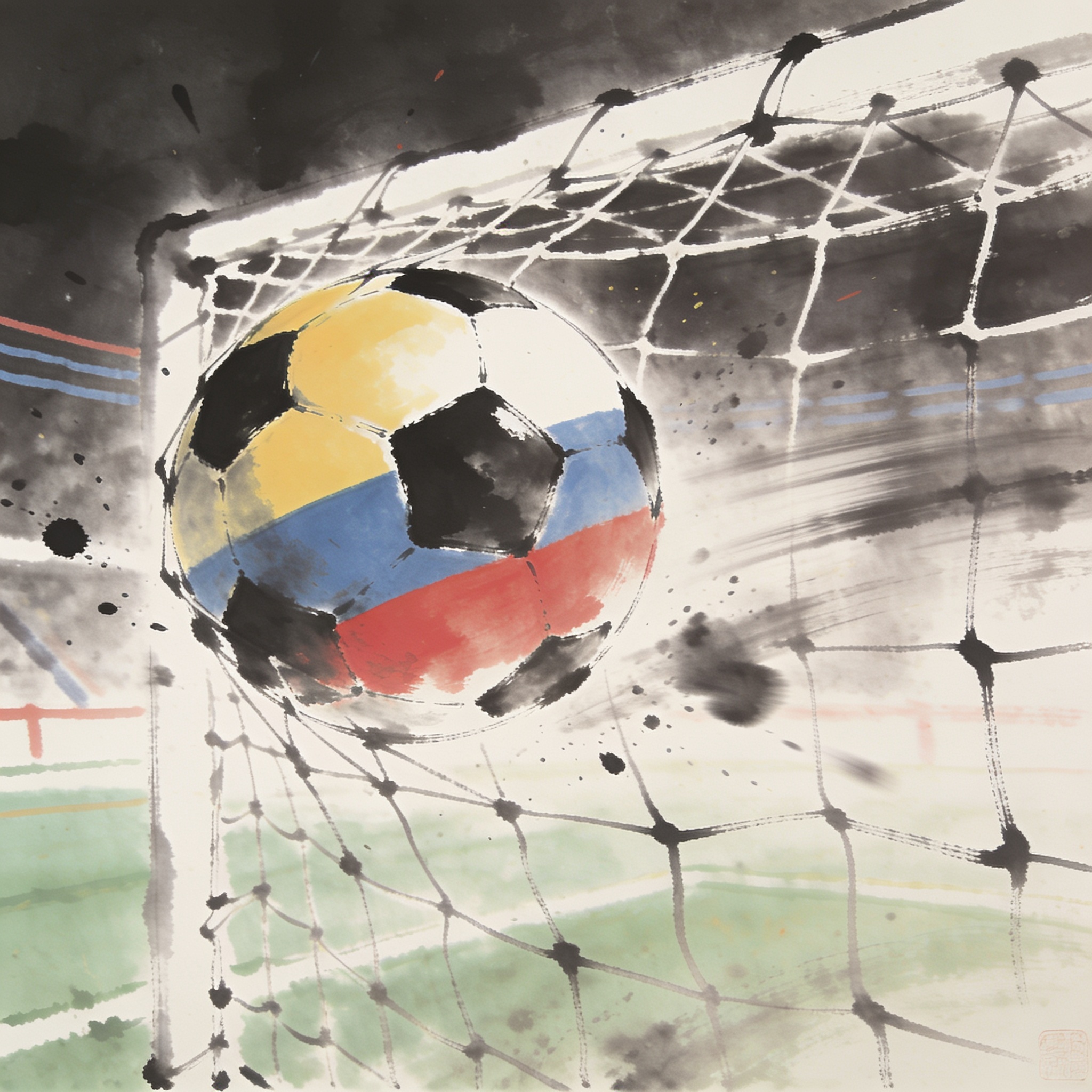 Colombia estrena su Mundial con victoria y una pregunta pendiente — Deportes, ilustración editorial