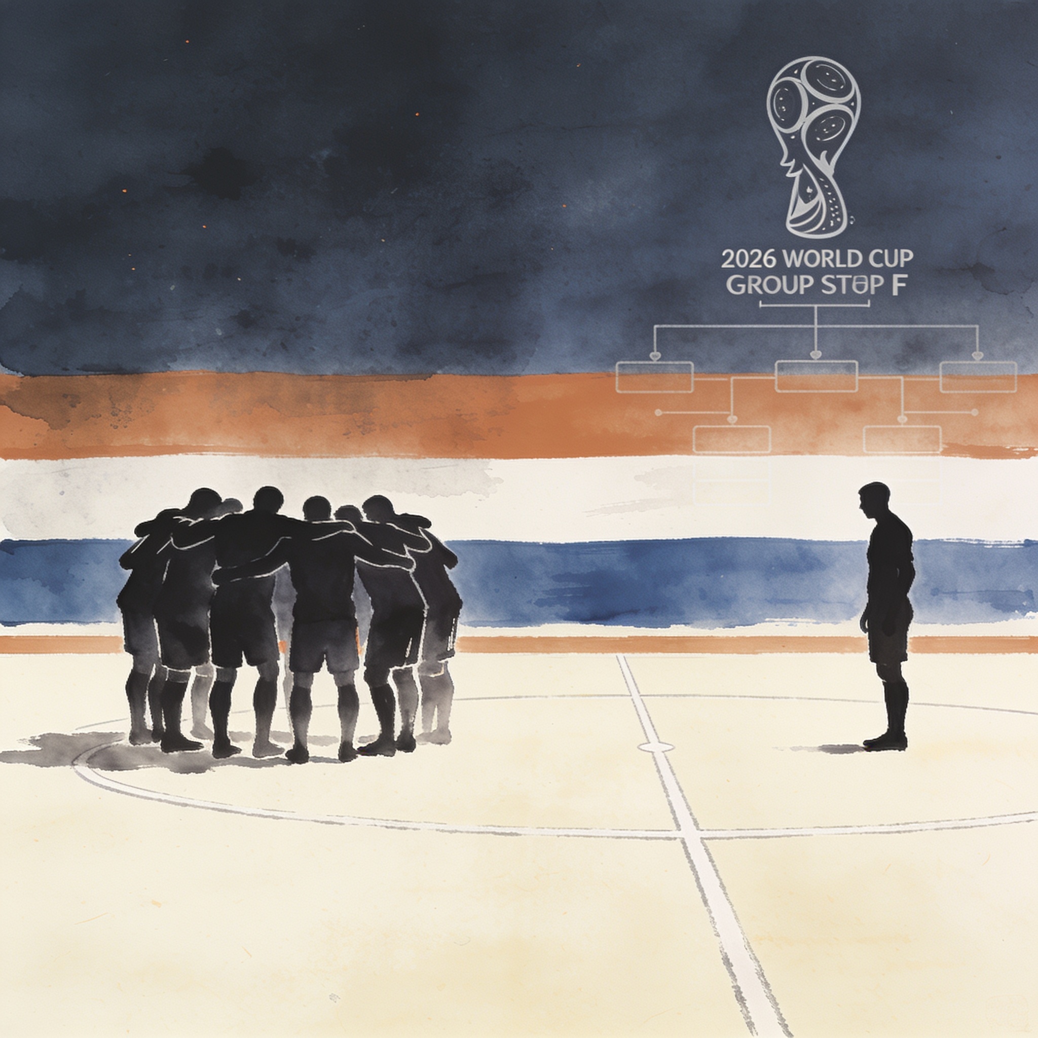 El empate holandés y la lección de Tocqueville en el terreno de juego — Deportes, ilustración editorial