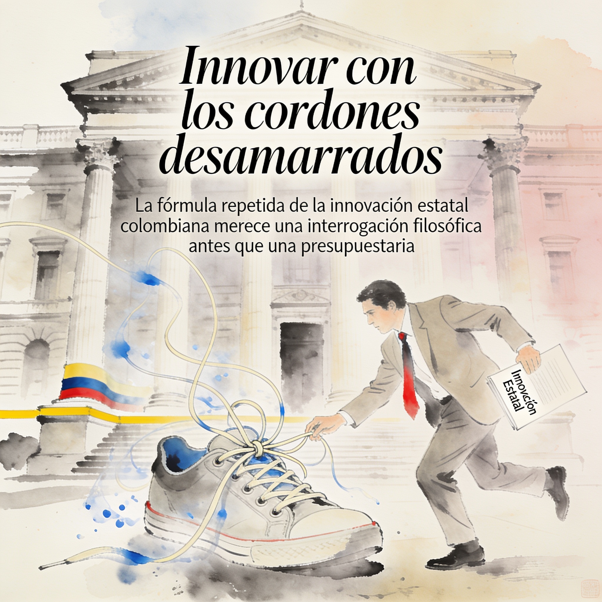 Innovar con los cordones desamarrados — Análisis, ilustración editorial