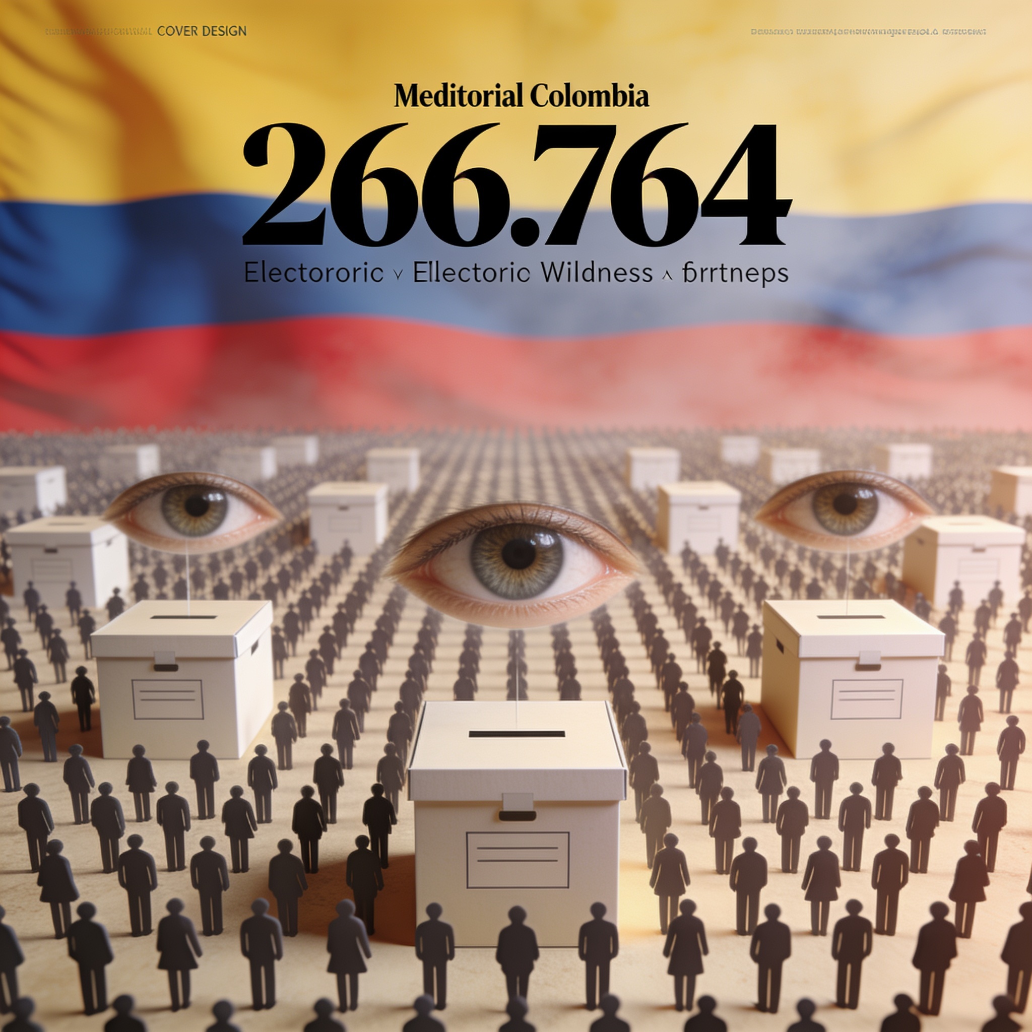 266.764 testigos electorales para la segunda vuelta, una cifra que exige transparencia — Política, ilustración editorial