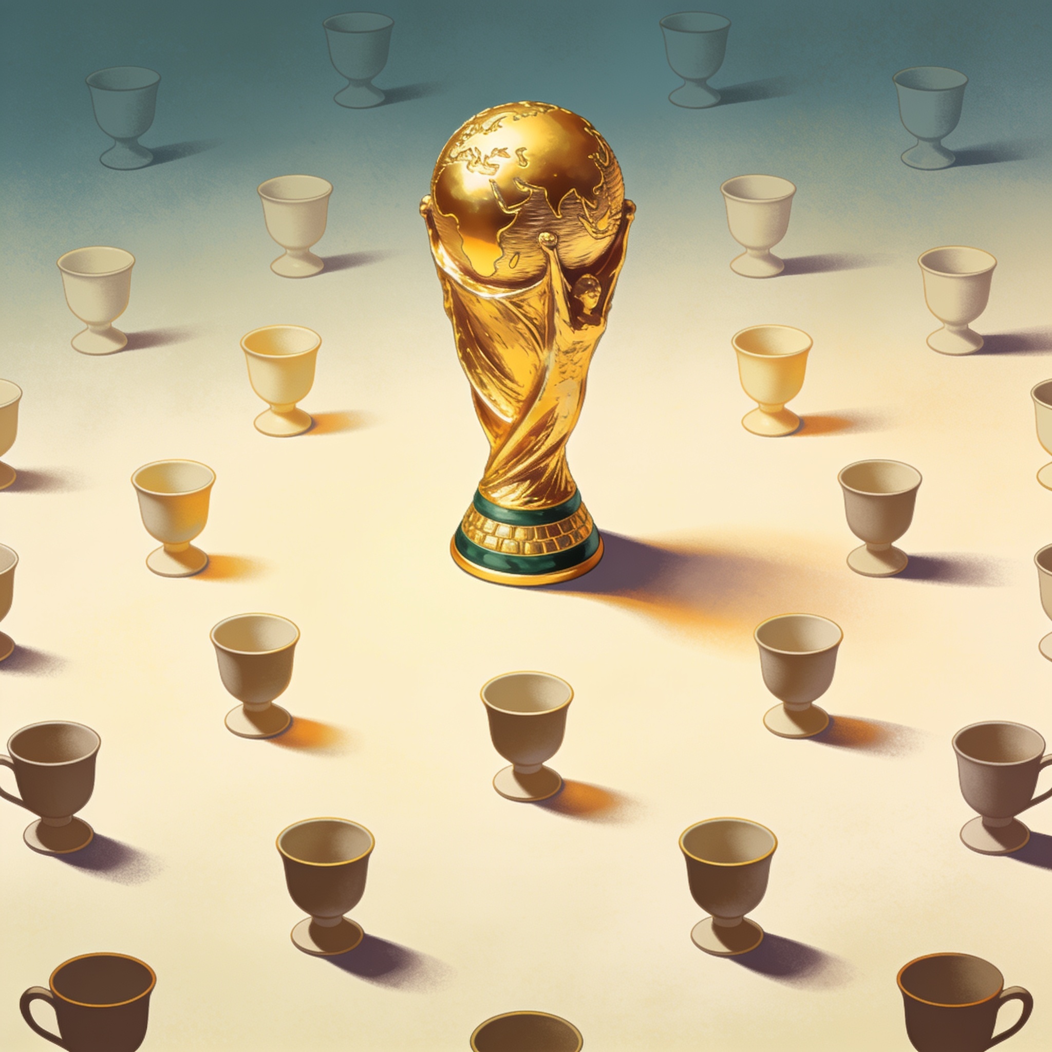 Cuarenta y ocho selecciones diluyen el sentido del torneo — Deportes, ilustración editorial
