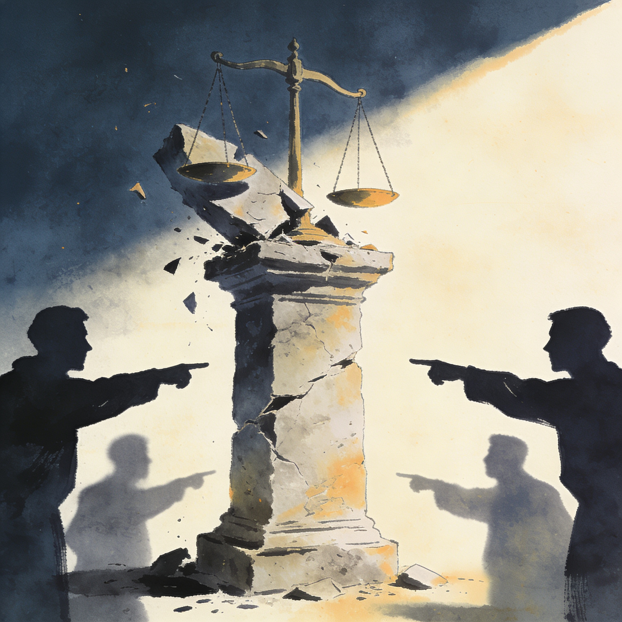 Especulación política sin investigación debilita la credibilidad electoral — Política, ilustración editorial