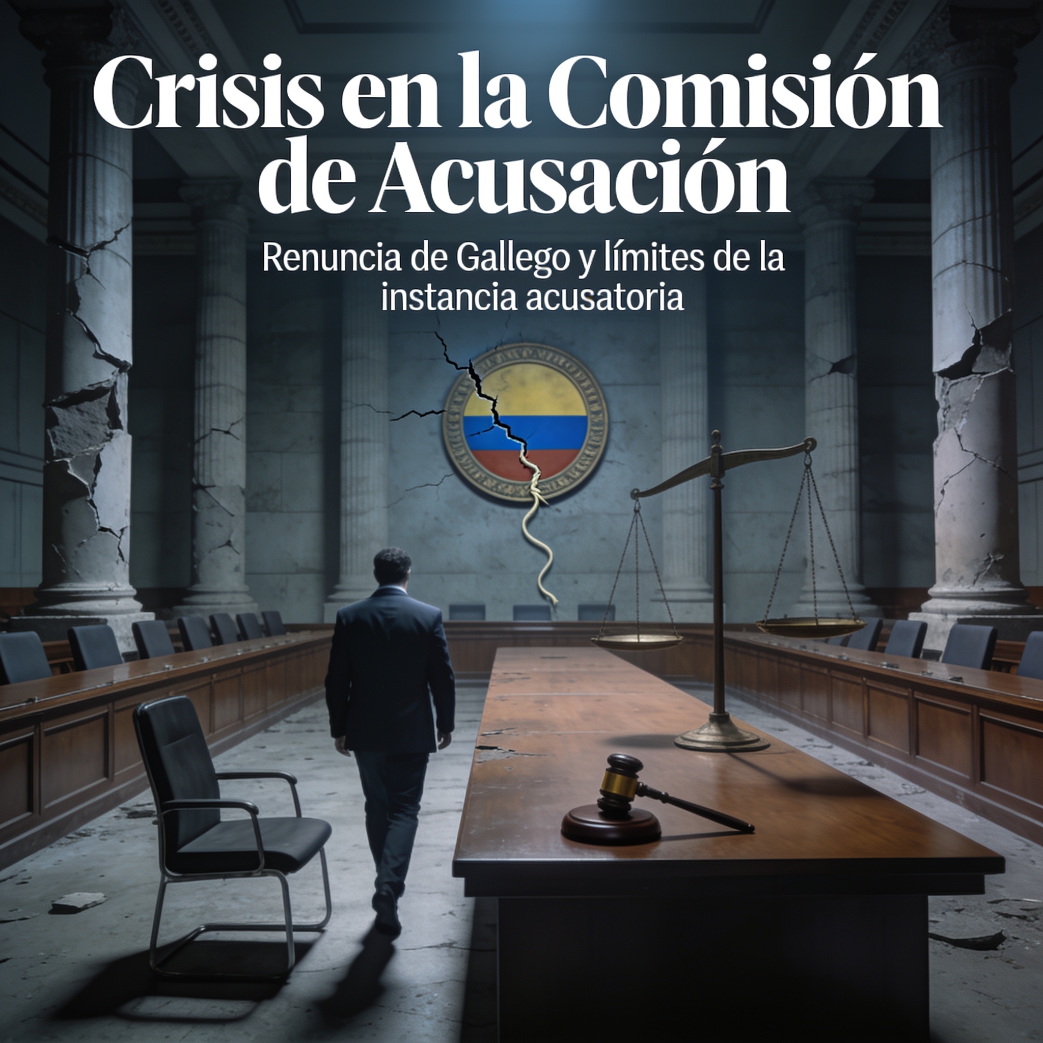 La Comisión de Acusación queda al borde de su propia crisis — Política, ilustración editorial