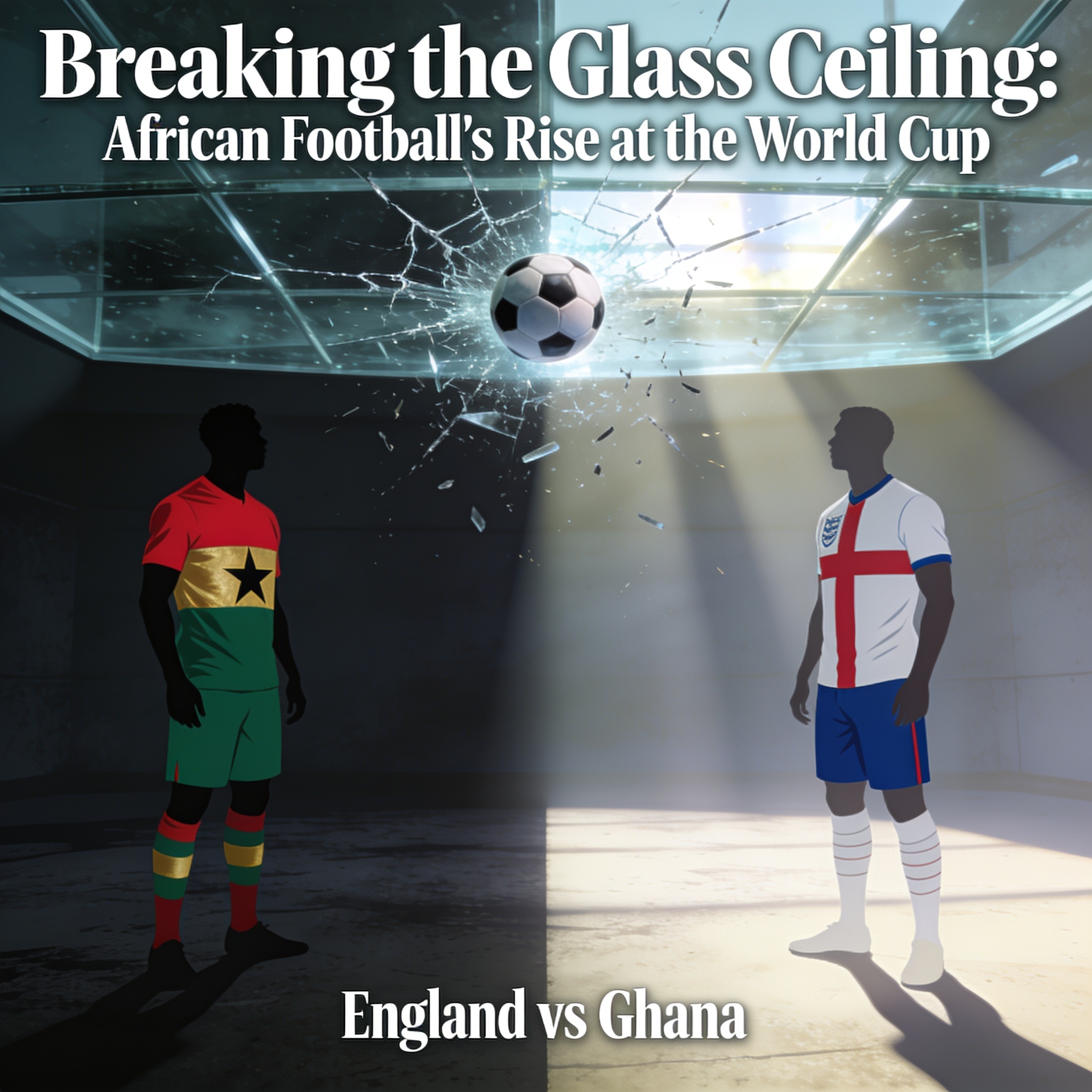 ¿Puede el fútbol africano romper el techo de cristal en el Mundial? — Deportes, ilustración editorial