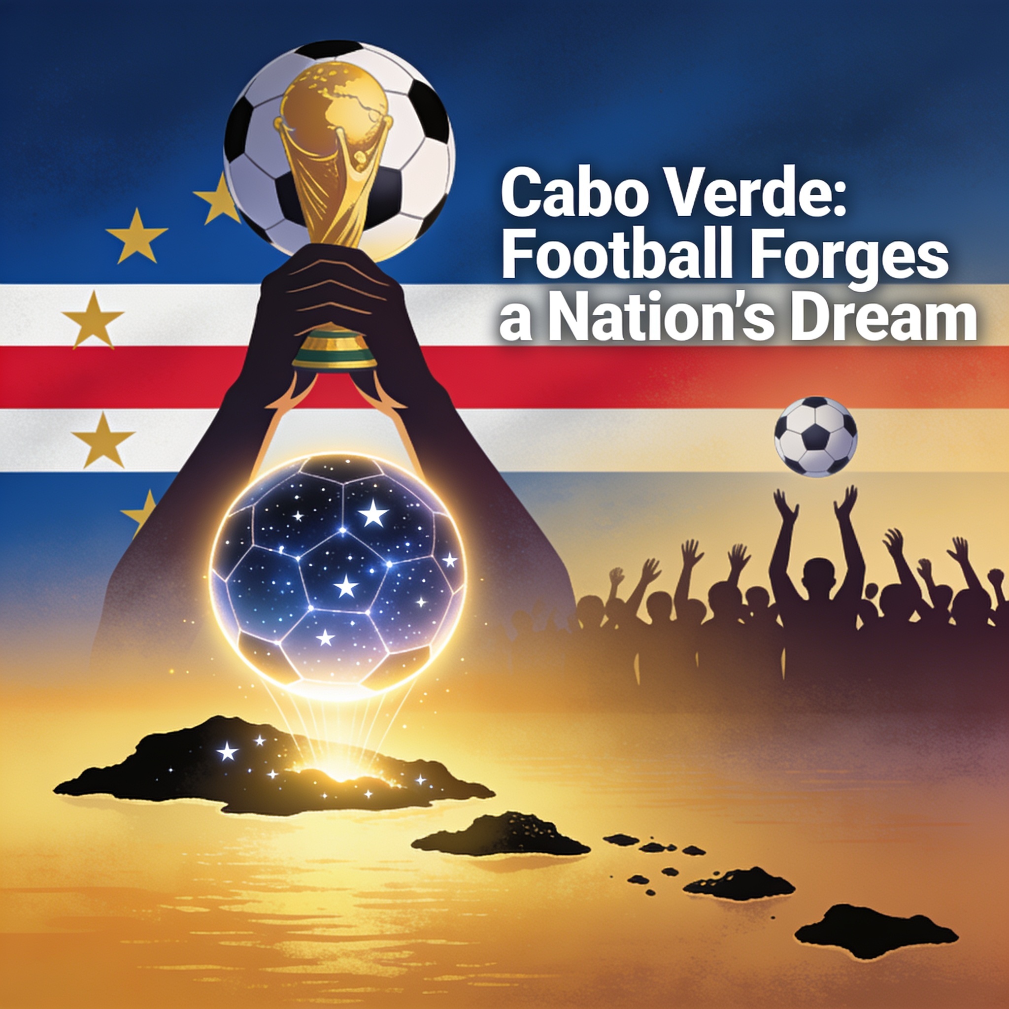 ¿Puede el fútbol construir una nación? El caso de Cabo Verde en el Mundial — Deportes, ilustración editorial