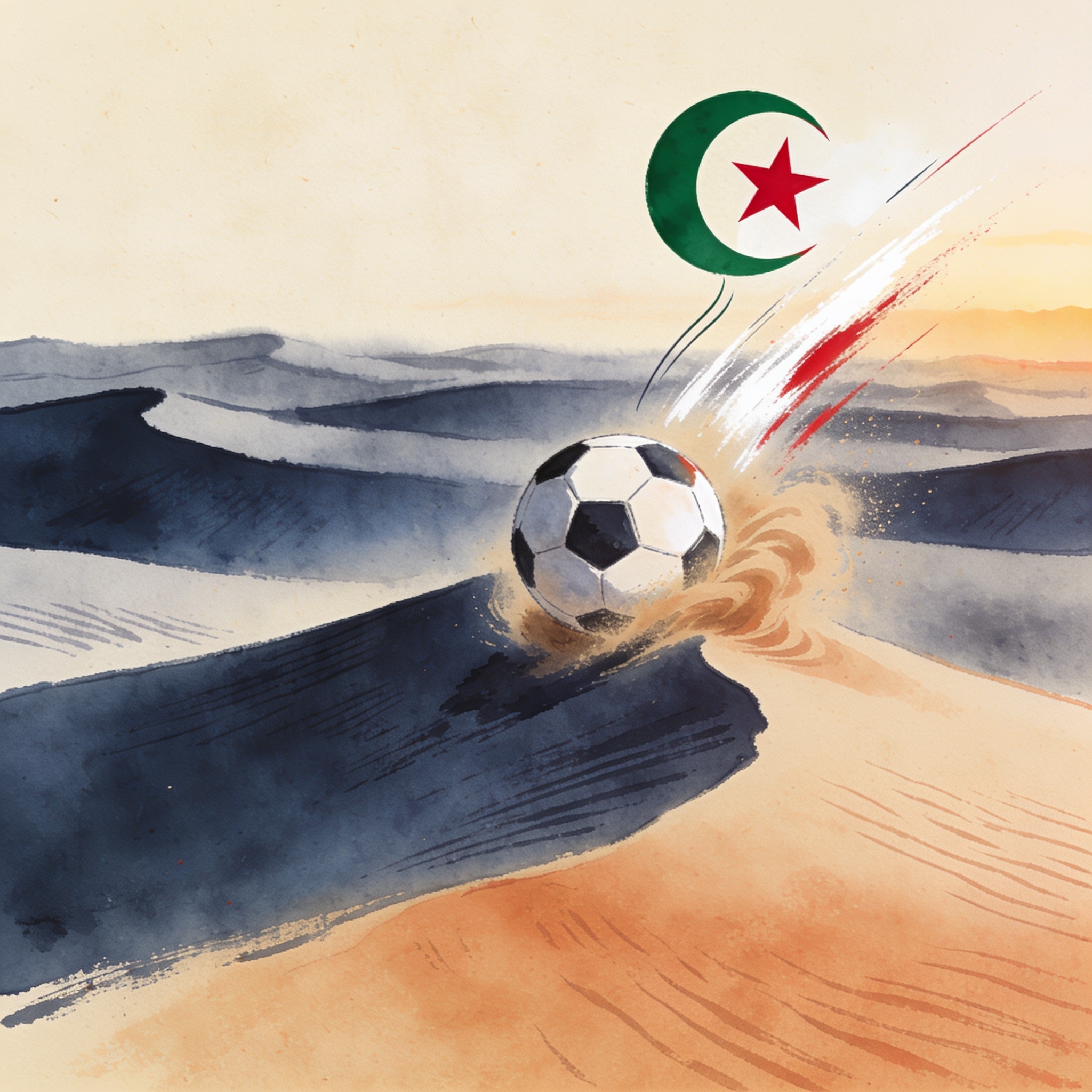 Argelia revive en el Grupo J con una remontada que huele a supervivencia — Deportes, ilustración editorial