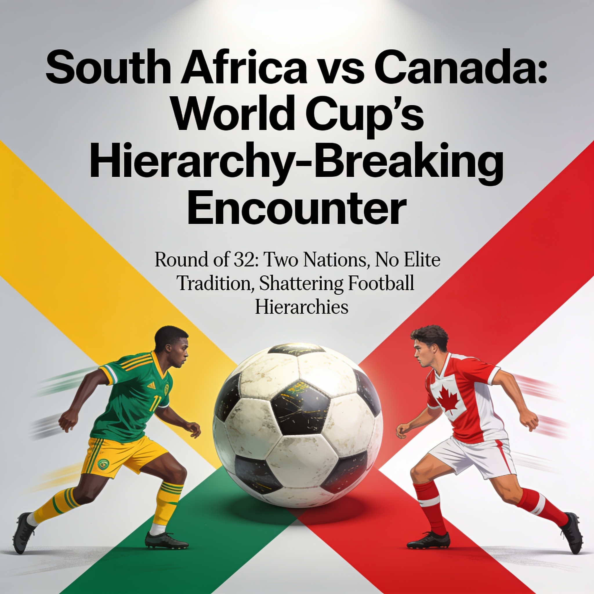 Sudáfrica y Canadá miden la ambición de quienes llegan de lejos — Deportes, ilustración editorial