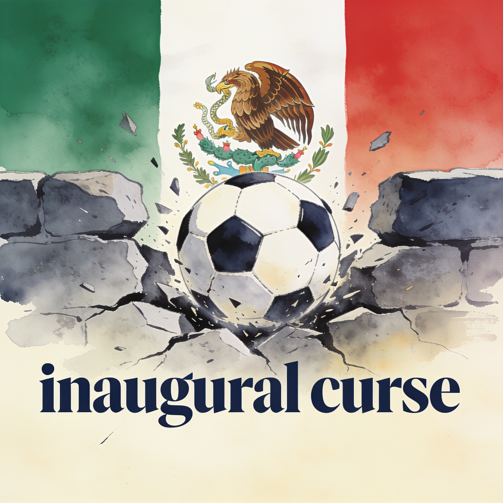 El Tri rompe la maldición inaugural con contundencia — Deportes, ilustración editorial