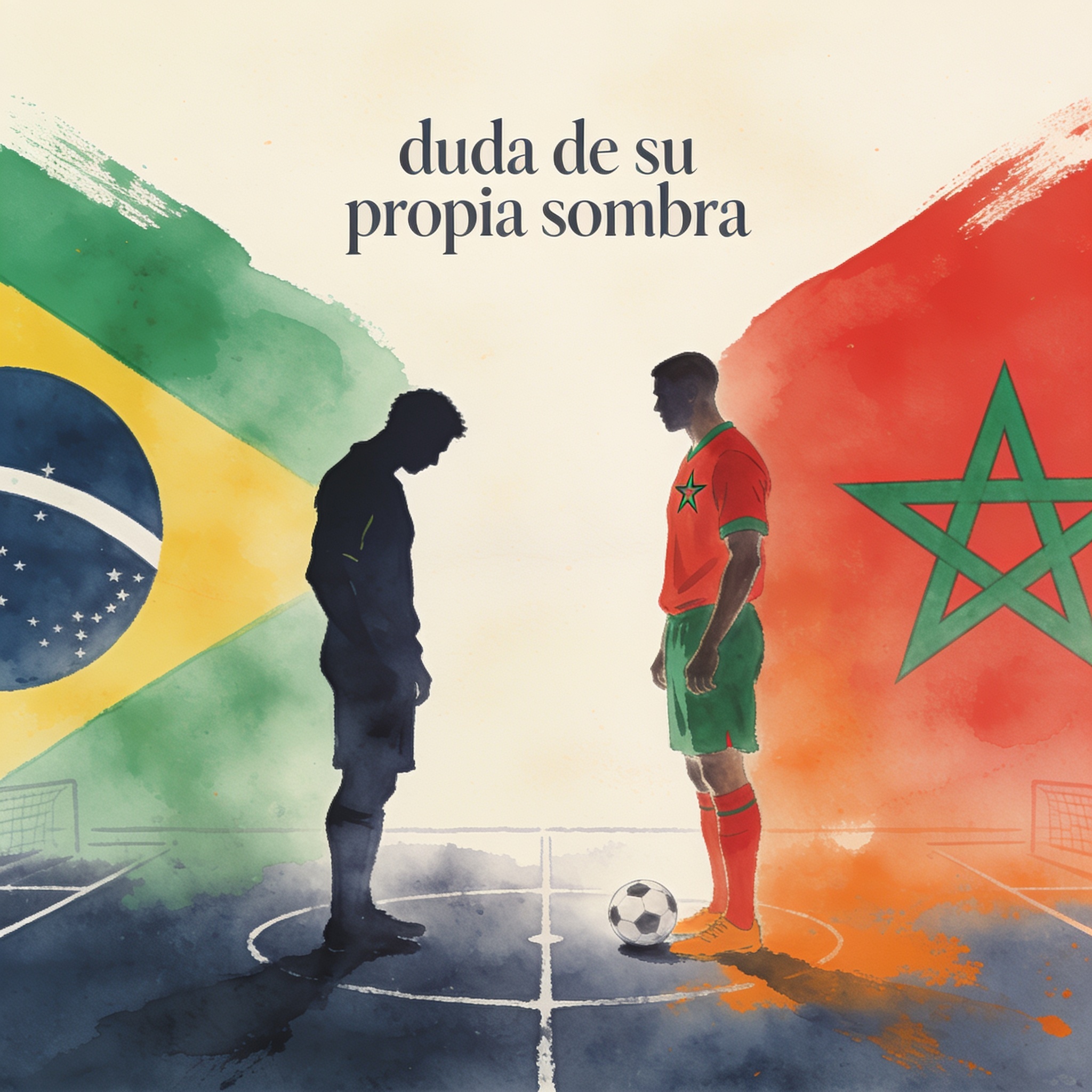 Brasil duda de su propia sombra ante un Marruecos sin miedo — Deportes, ilustración editorial