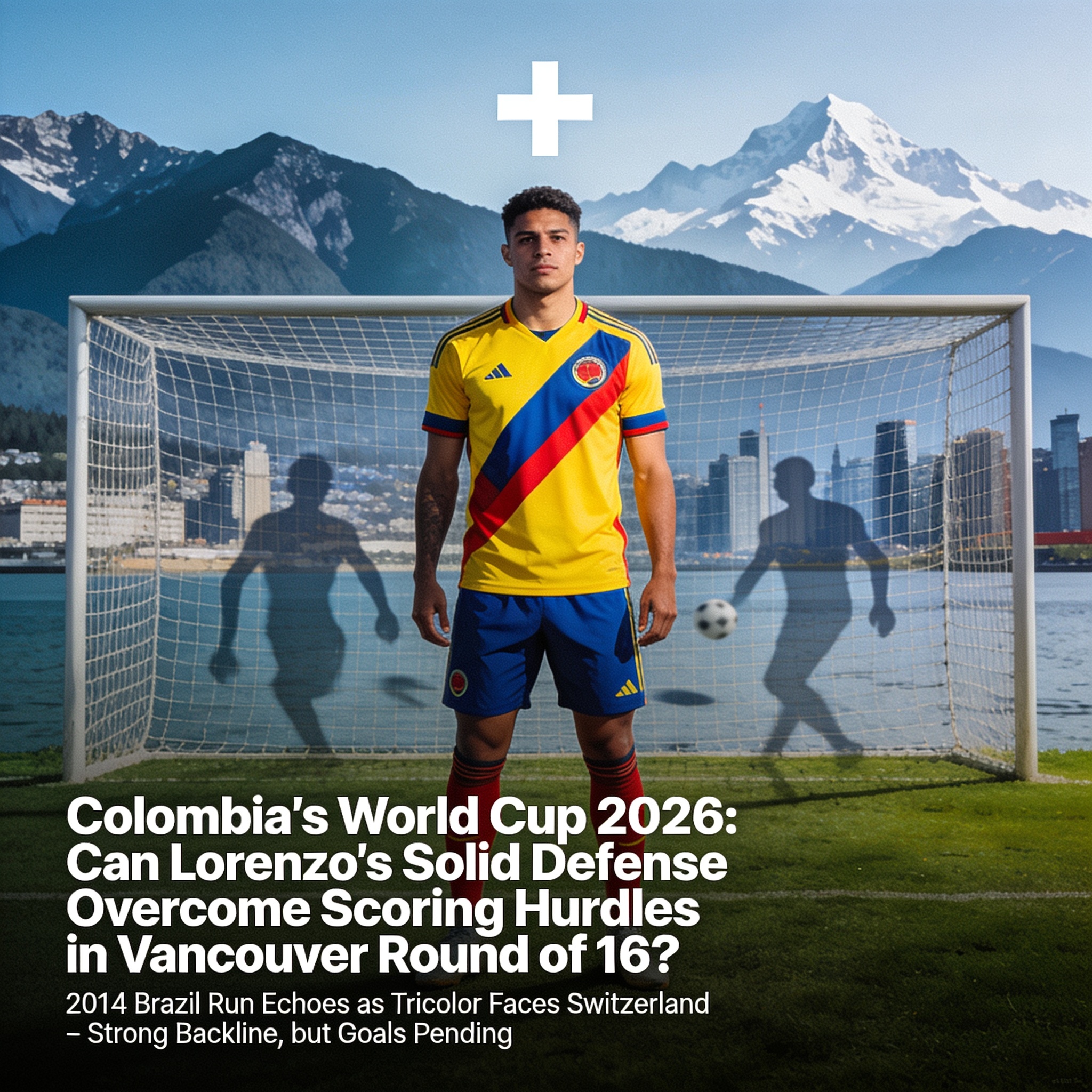 Colombia busca en Vancouver lo que Brasil 2014 no pudo consumar — Deportes, ilustración editorial